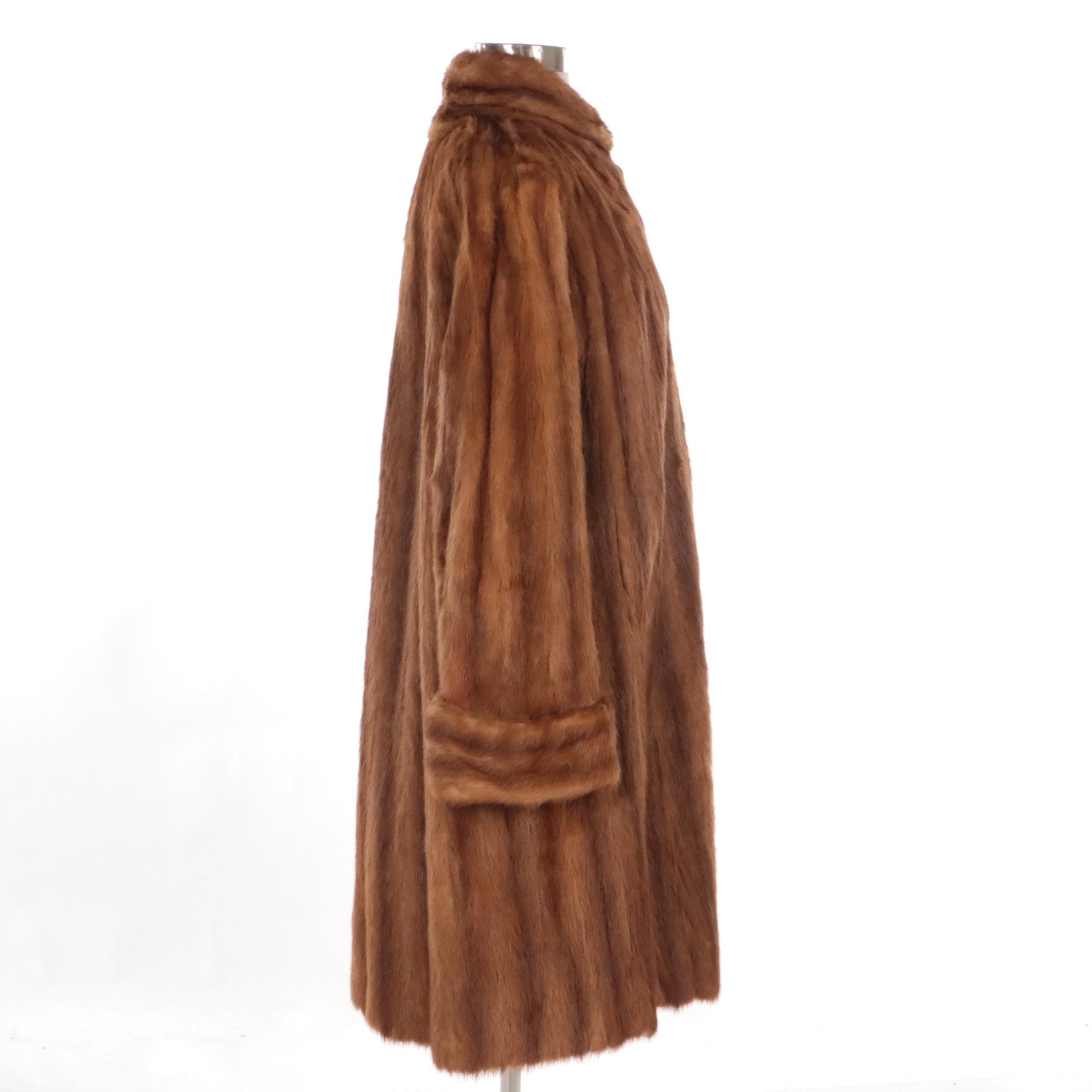 Mabley & Carew Vintage Mink Fur Mid-Length Coat