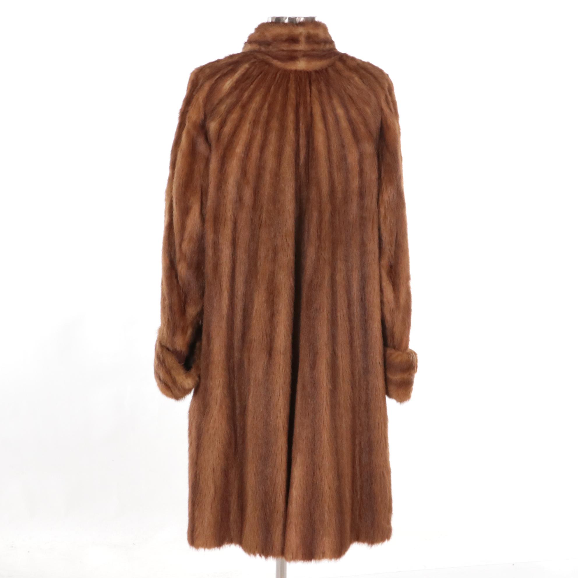 Mabley & Carew Vintage Mink Fur Mid-Length Coat
