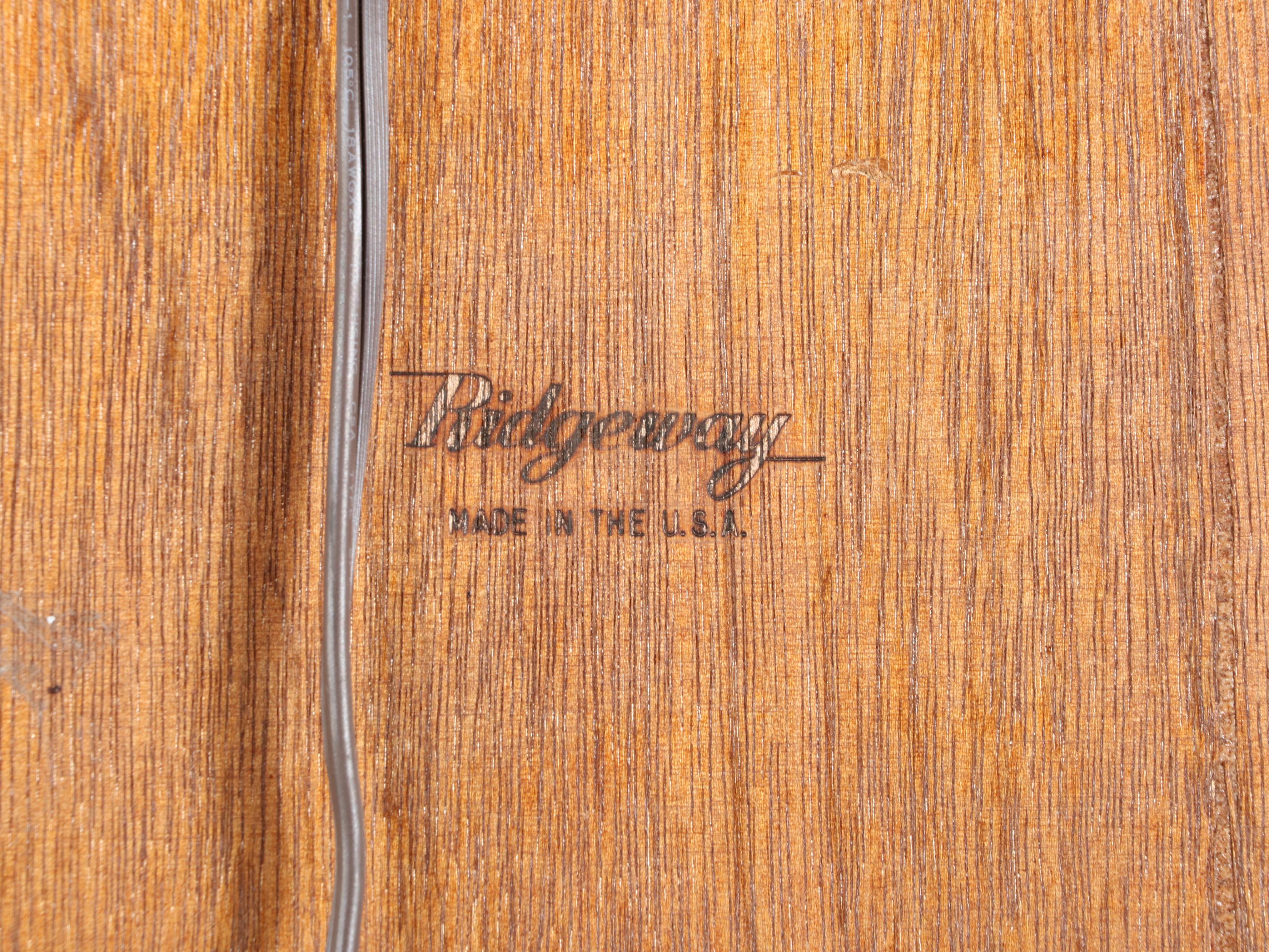 Ridgeway Pecan Finish Wood Longcase Clock, 1993 Everything But The House