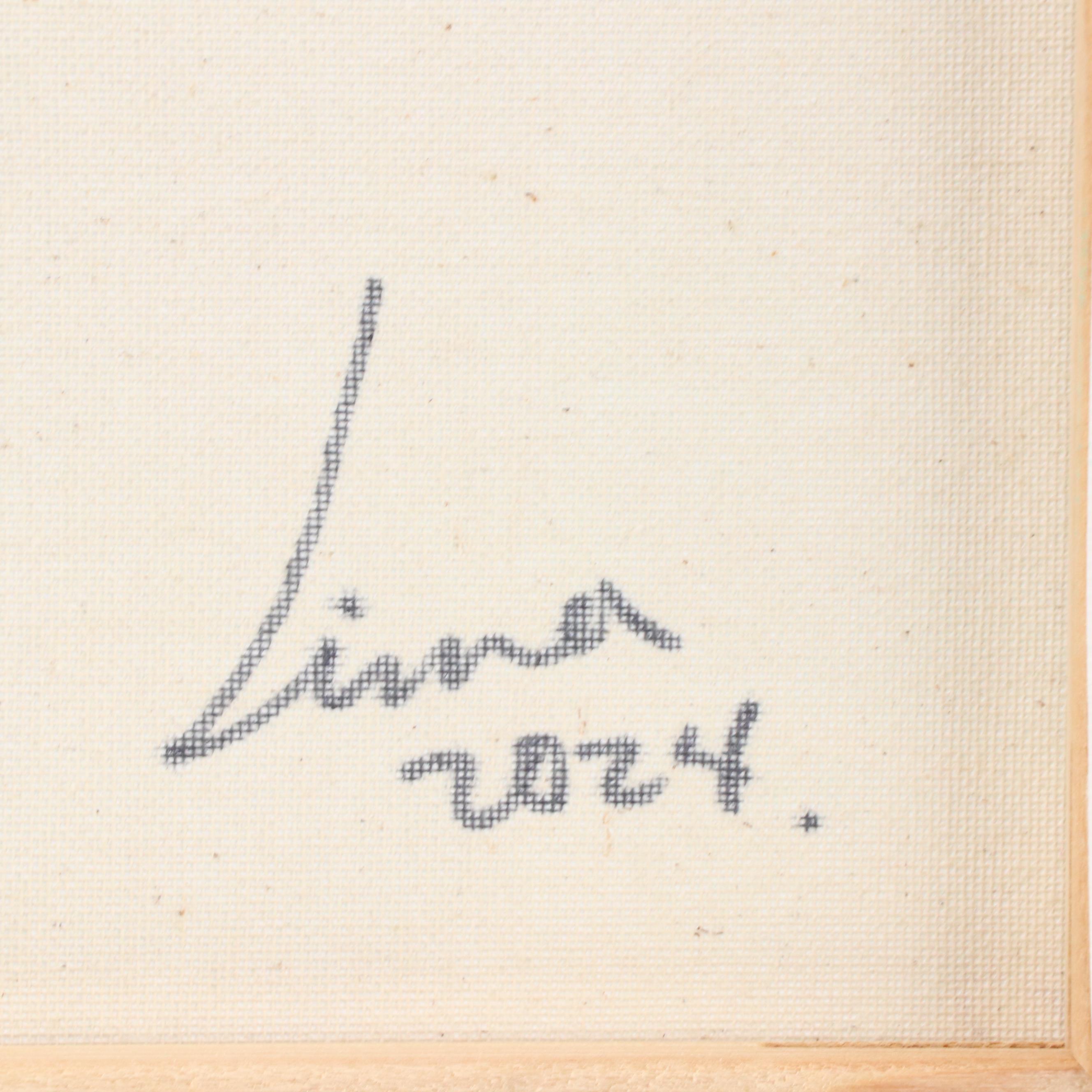 José M. Lima Stylized Floral Still Life Oil Painting, 2024