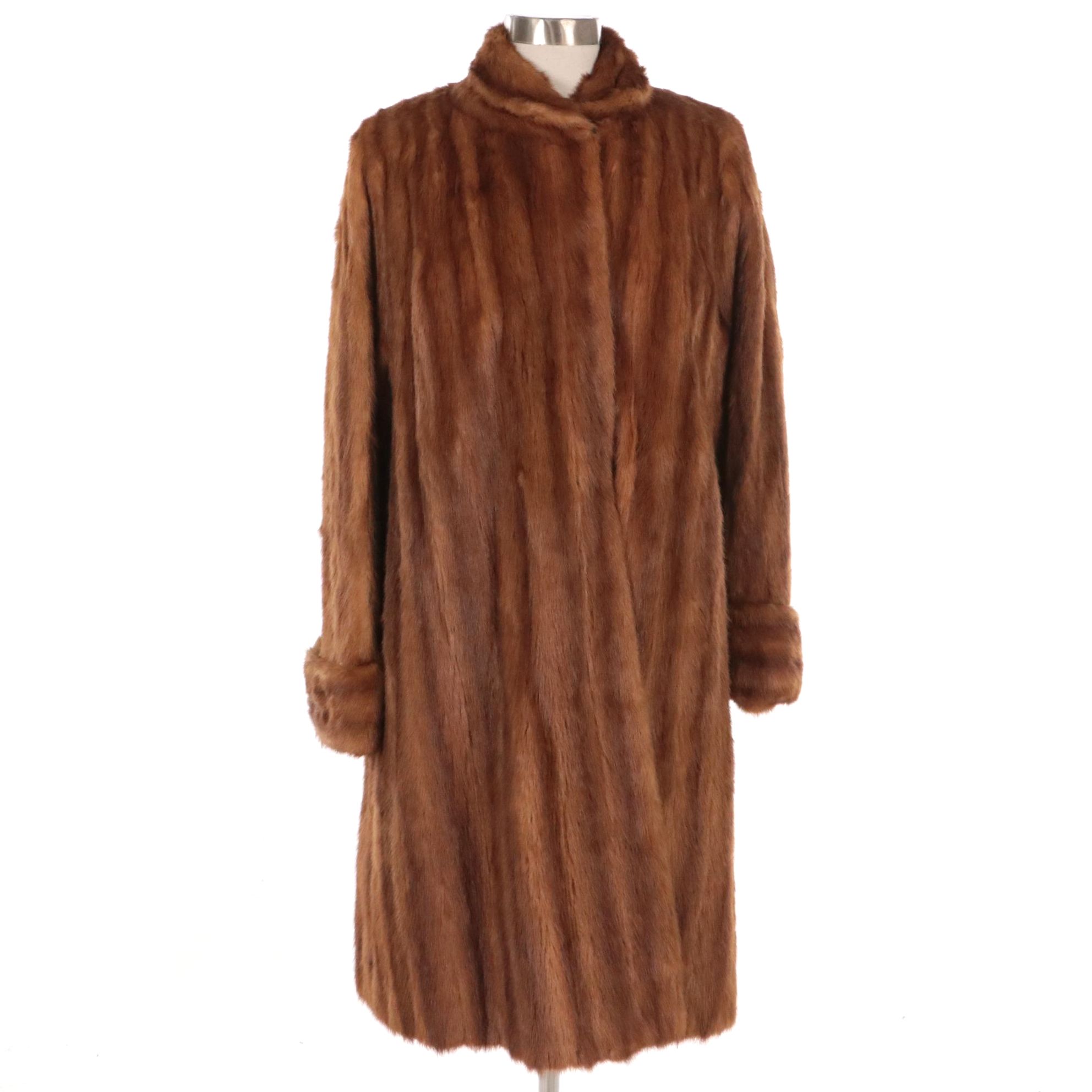 Mabley & Carew Vintage Mink Fur Mid-Length Coat