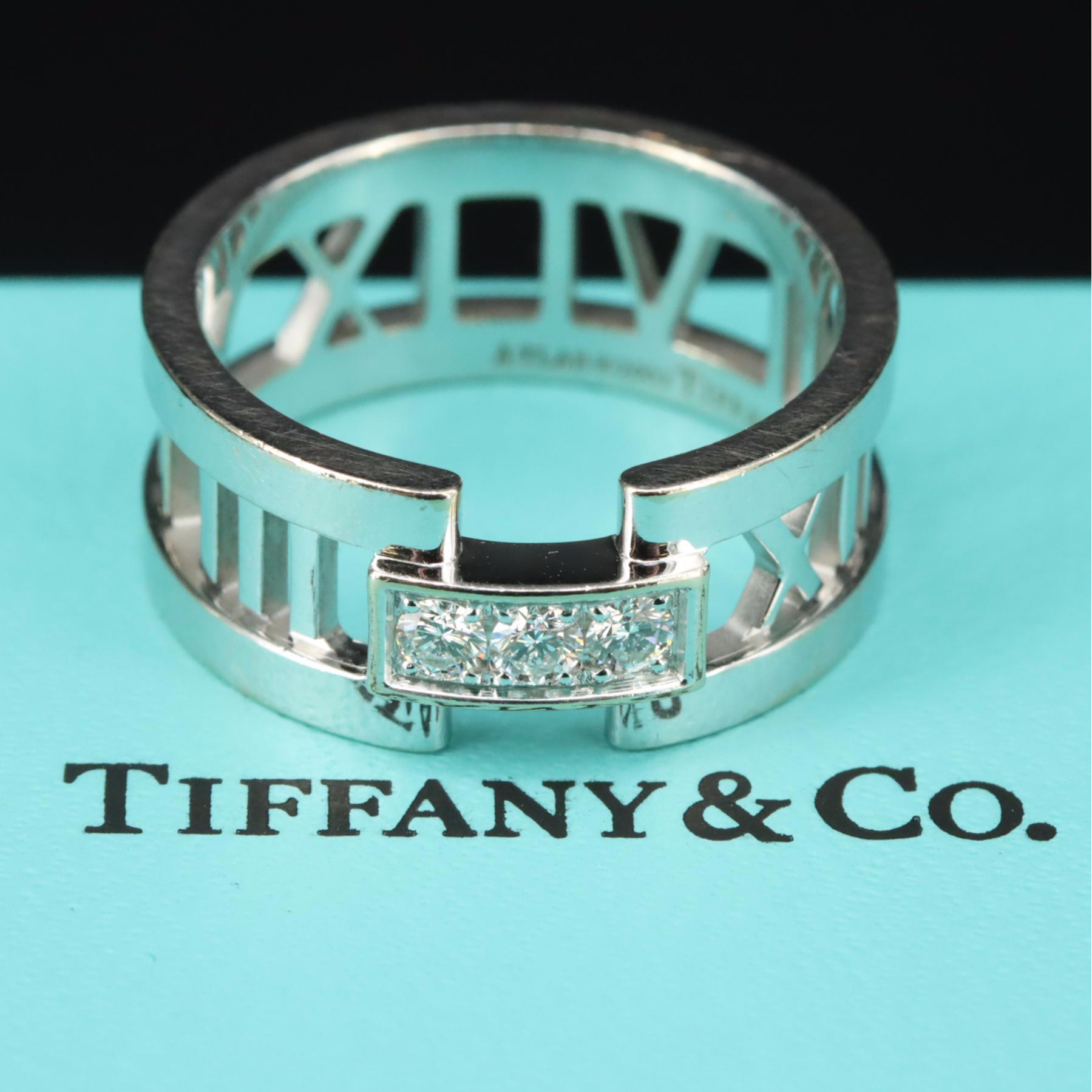 Tiffany & Co. Atlas 18K Diamond Ring