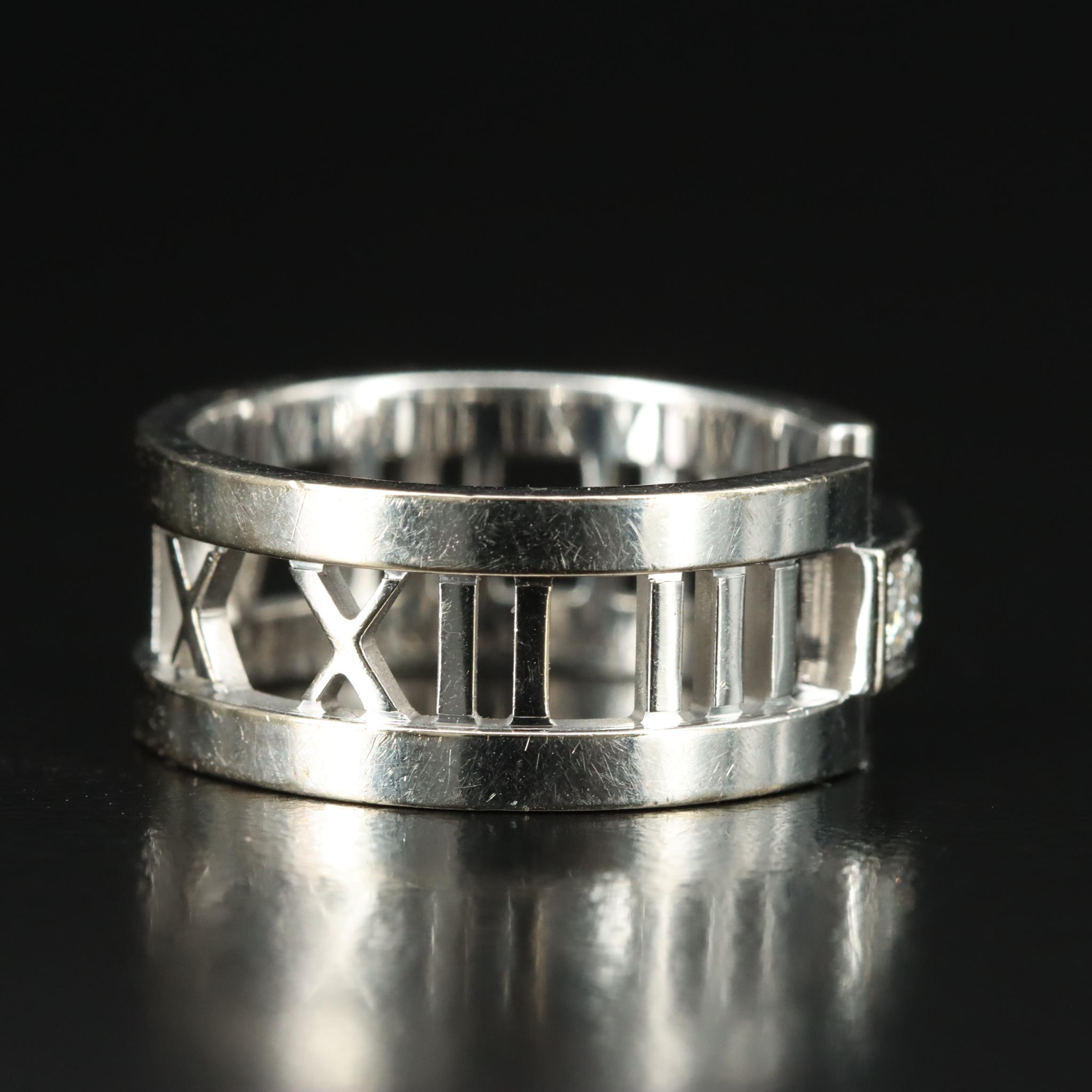 Tiffany & Co. Atlas 18K Diamond Ring