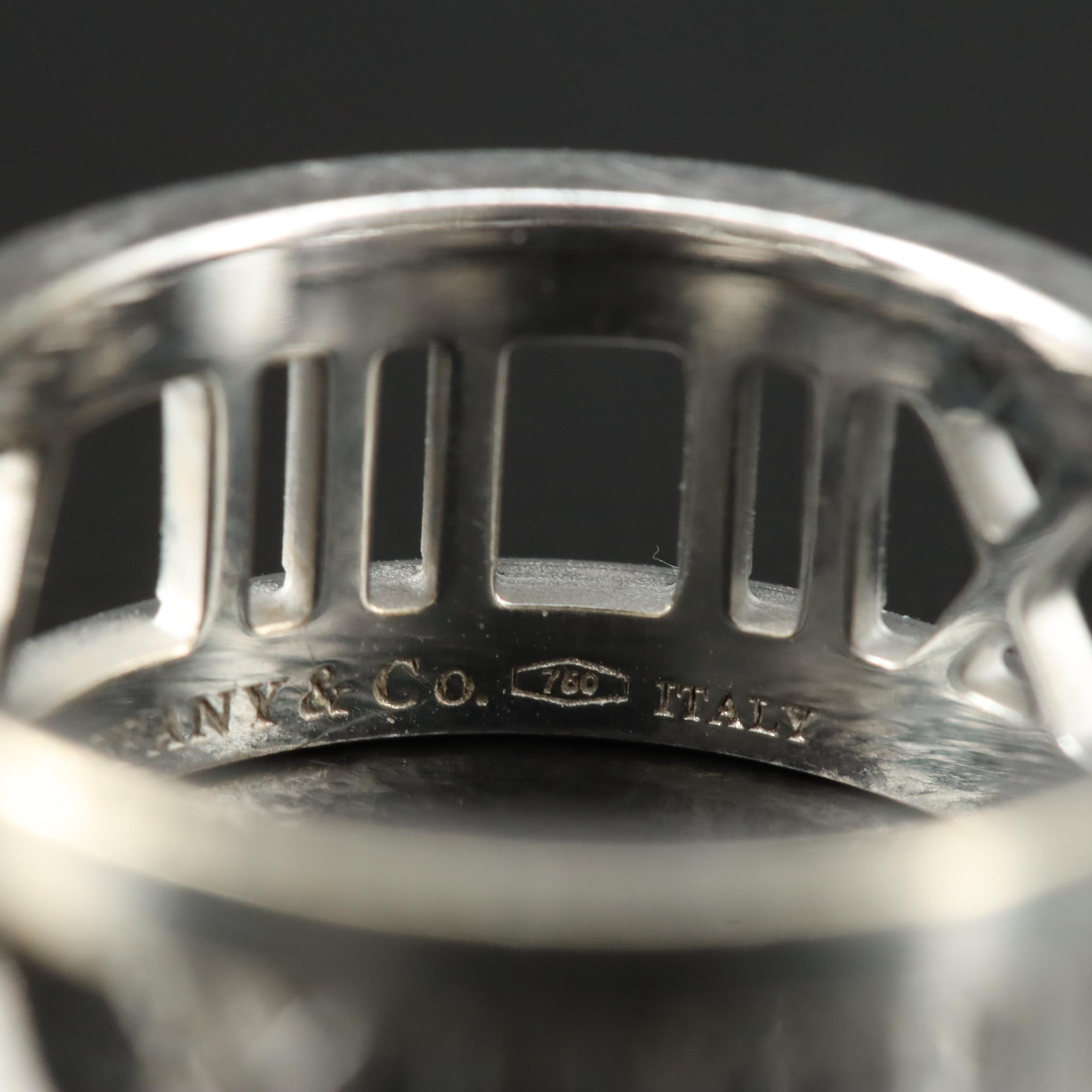 Tiffany & Co. Atlas 18K Diamond Ring