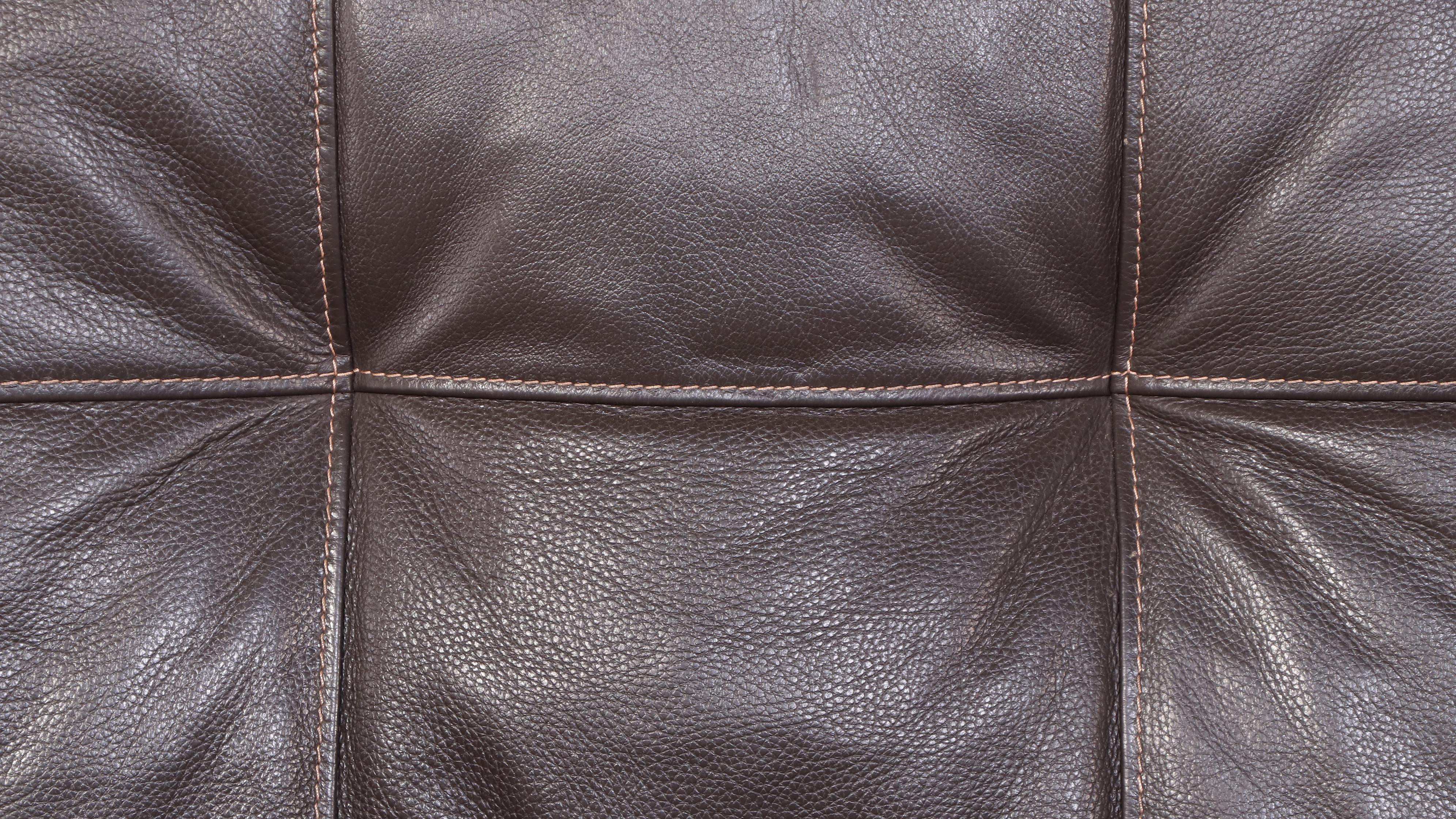 Contemporary Brown Leather Sectional Sofa