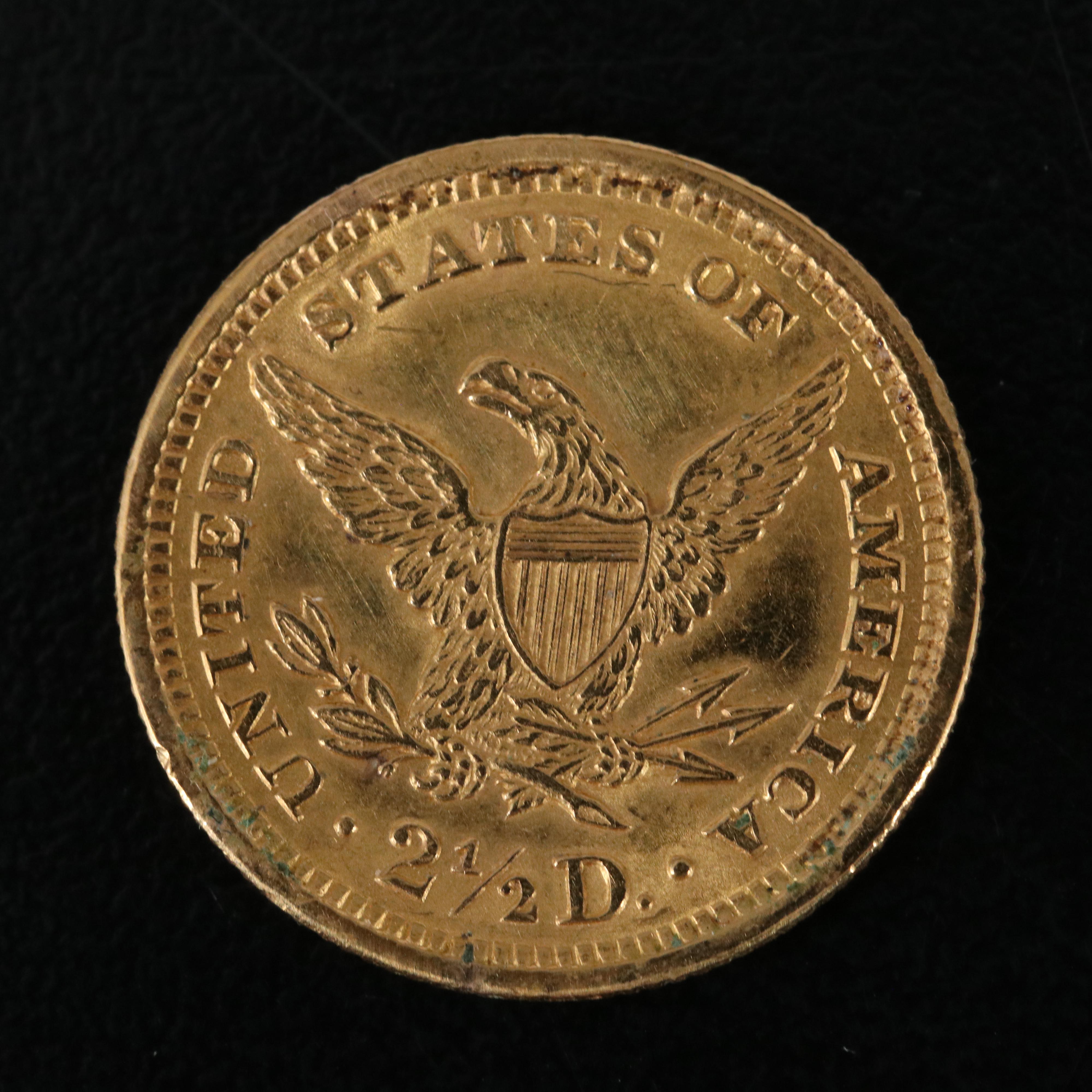 1905 United States Two and a Half Dollar Quarter Eagle Gold Coin