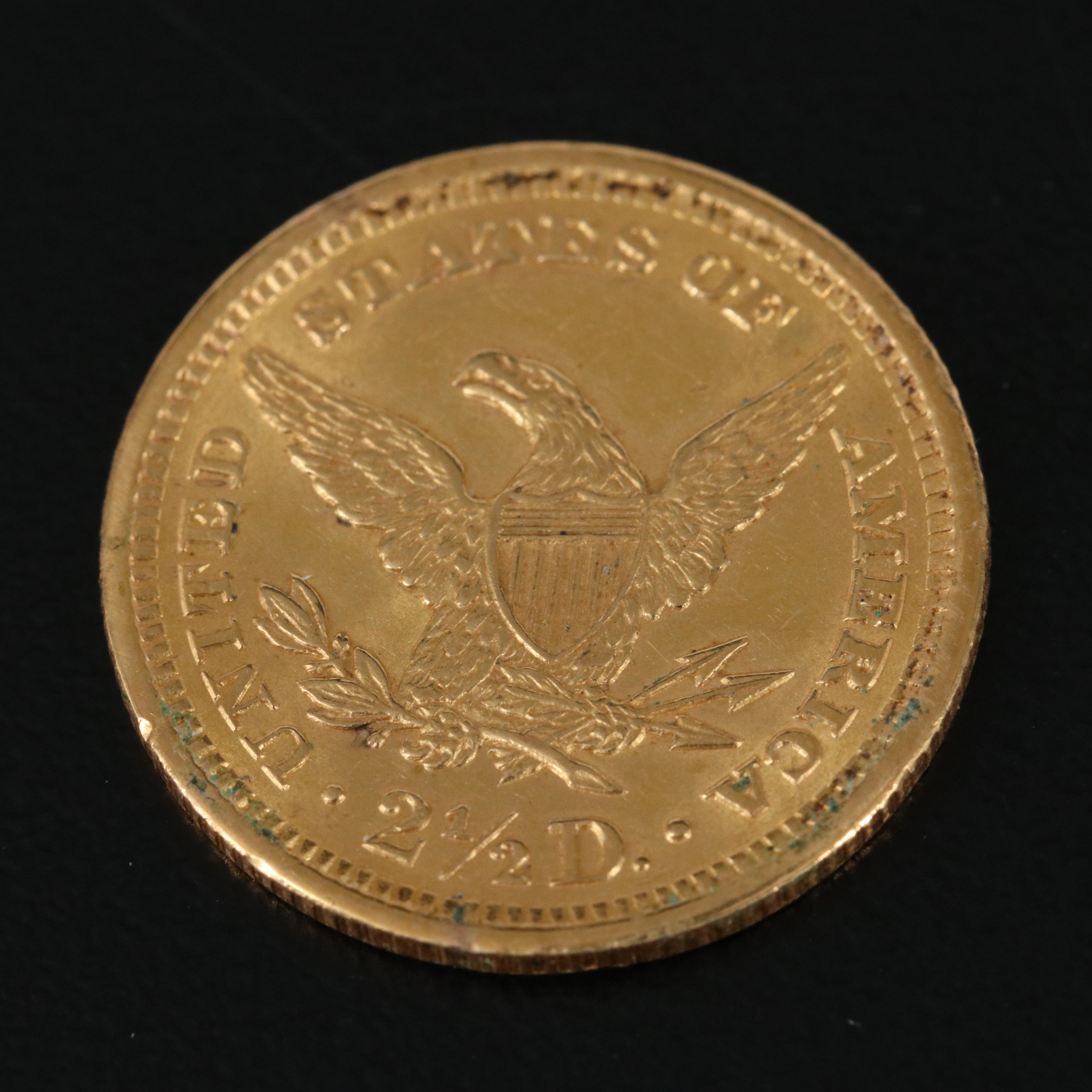 1905 United States Two and a Half Dollar Quarter Eagle Gold Coin