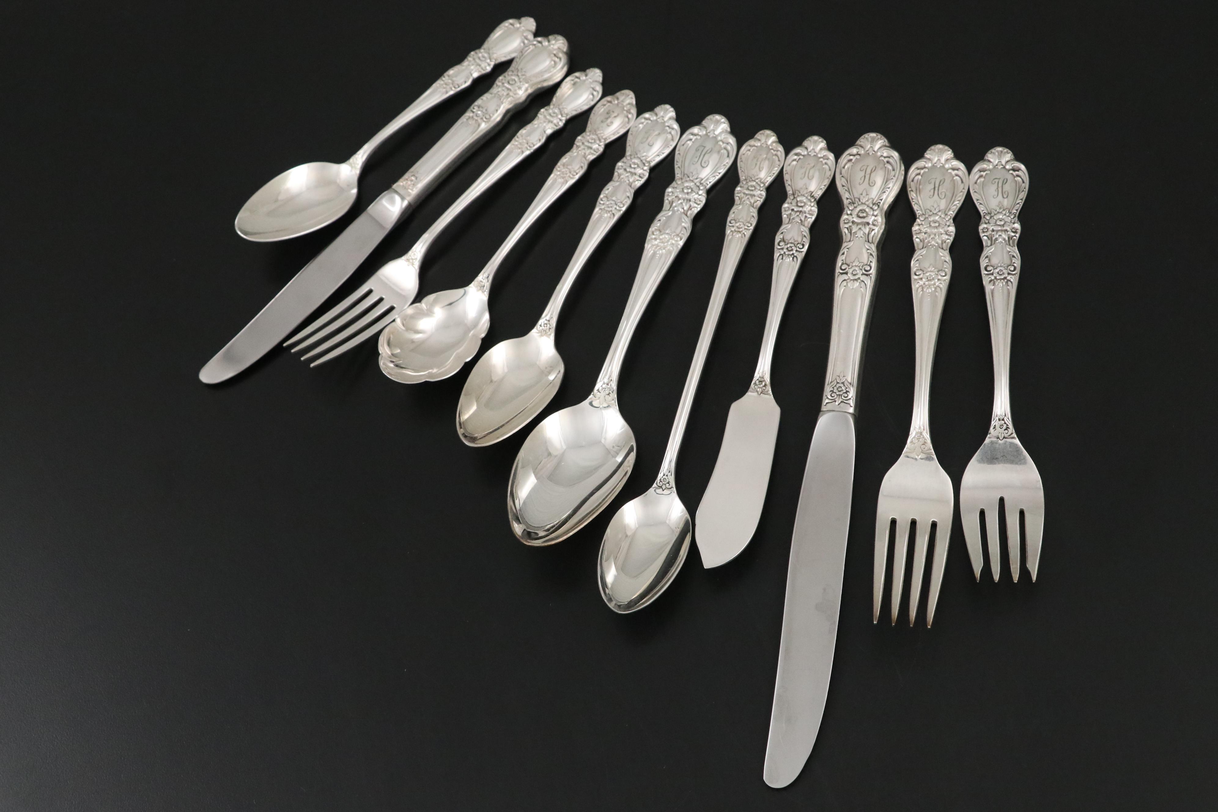 International Silver Co. "Heritage" Silver Plate Flatware, 1953-1973