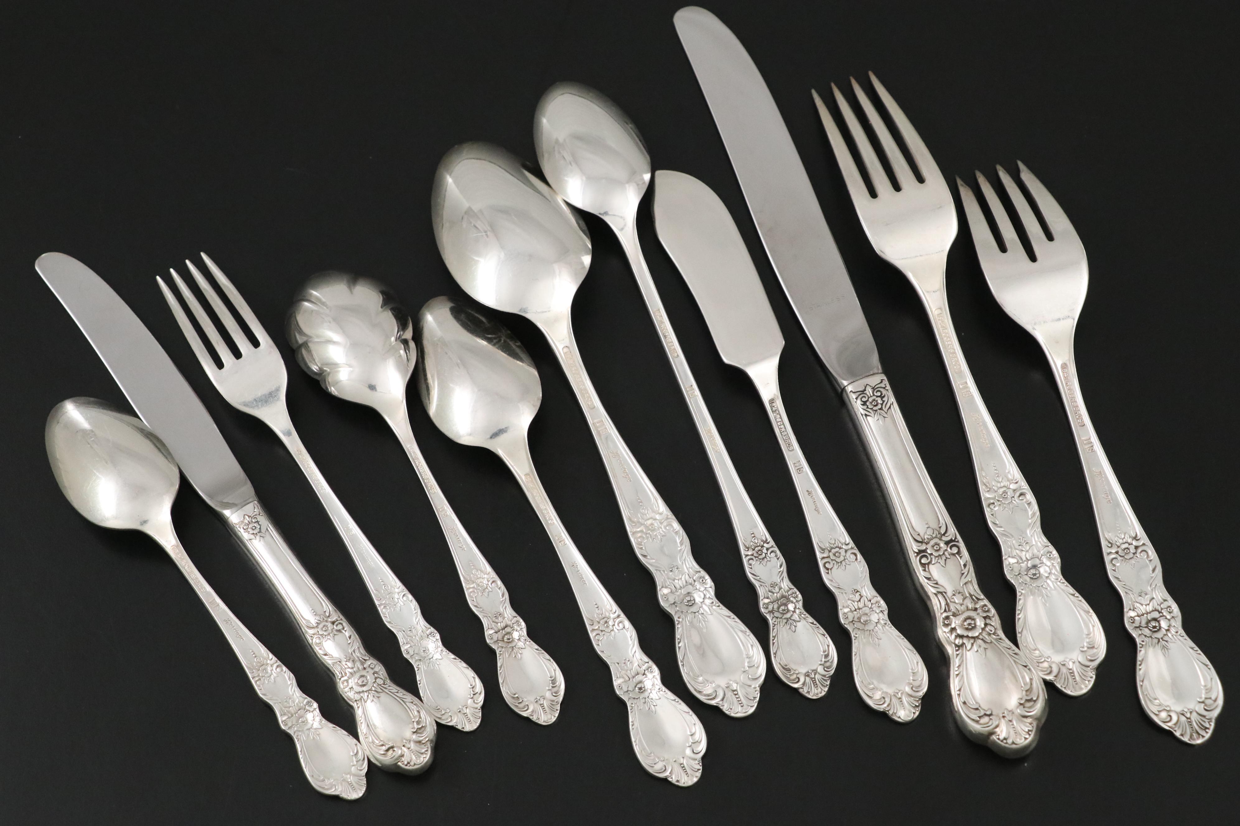 International Silver Co. "Heritage" Silver Plate Flatware, 1953-1973