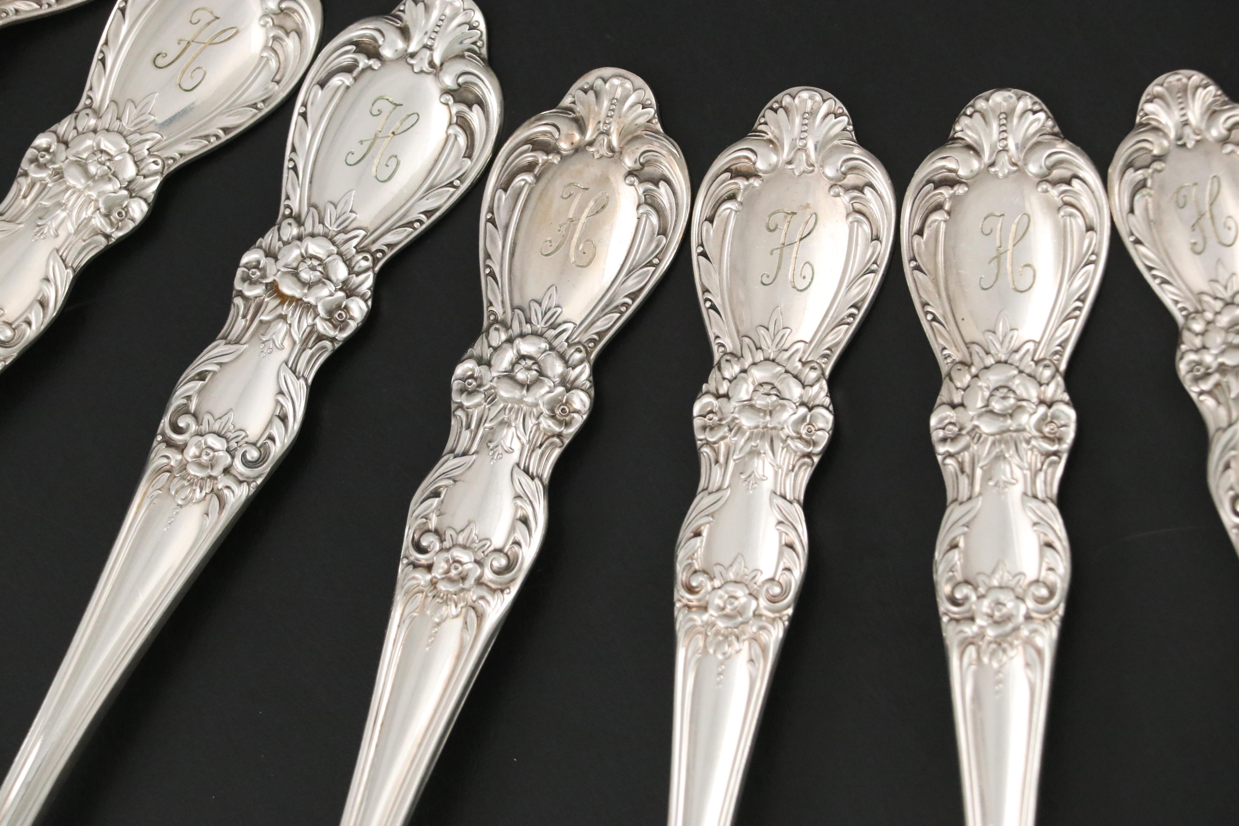 International Silver Co. "Heritage" Silver Plate Flatware, 1953-1973
