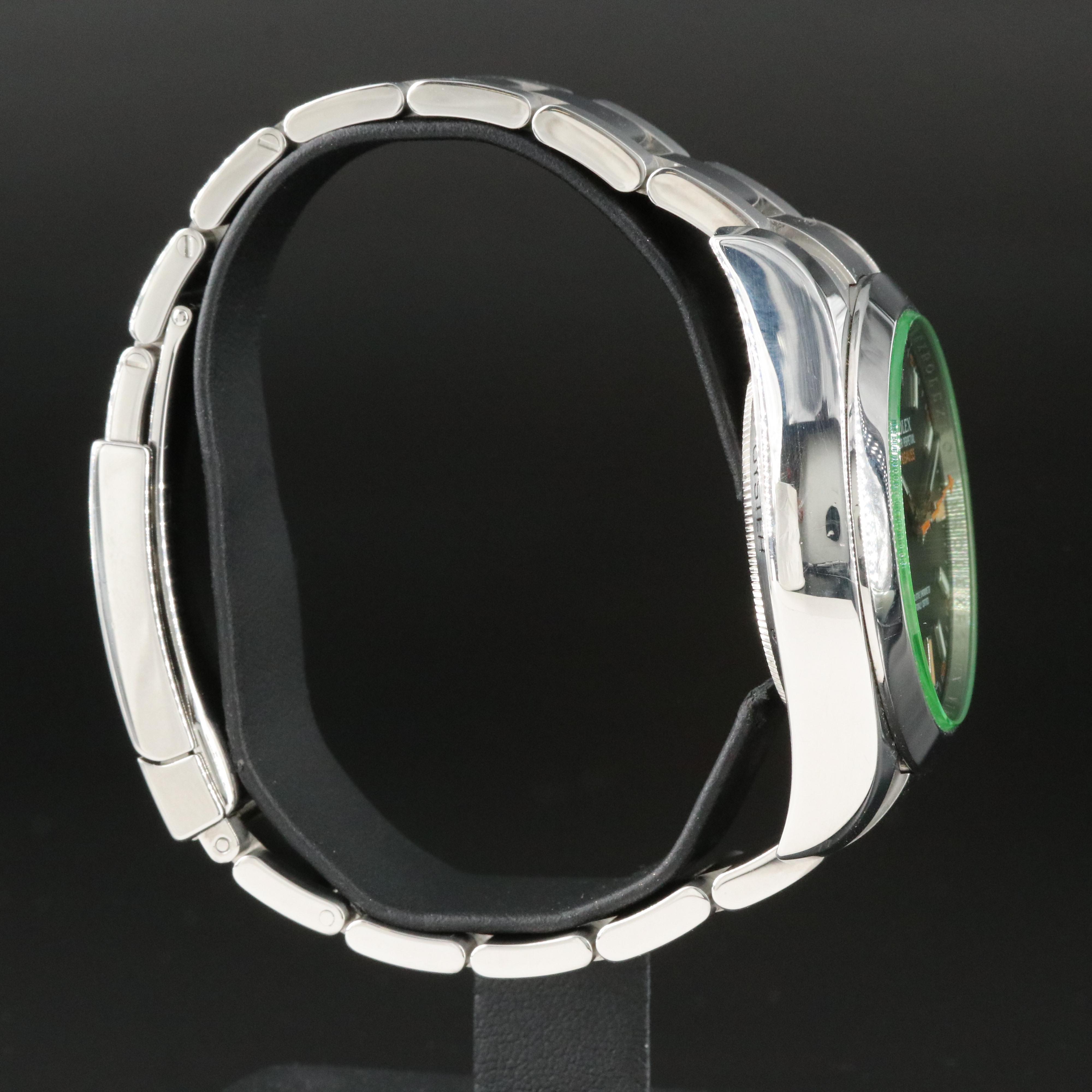 2008-2009 Rolex Oyster Perpetual Milgauss Orange and Black Dial Watch