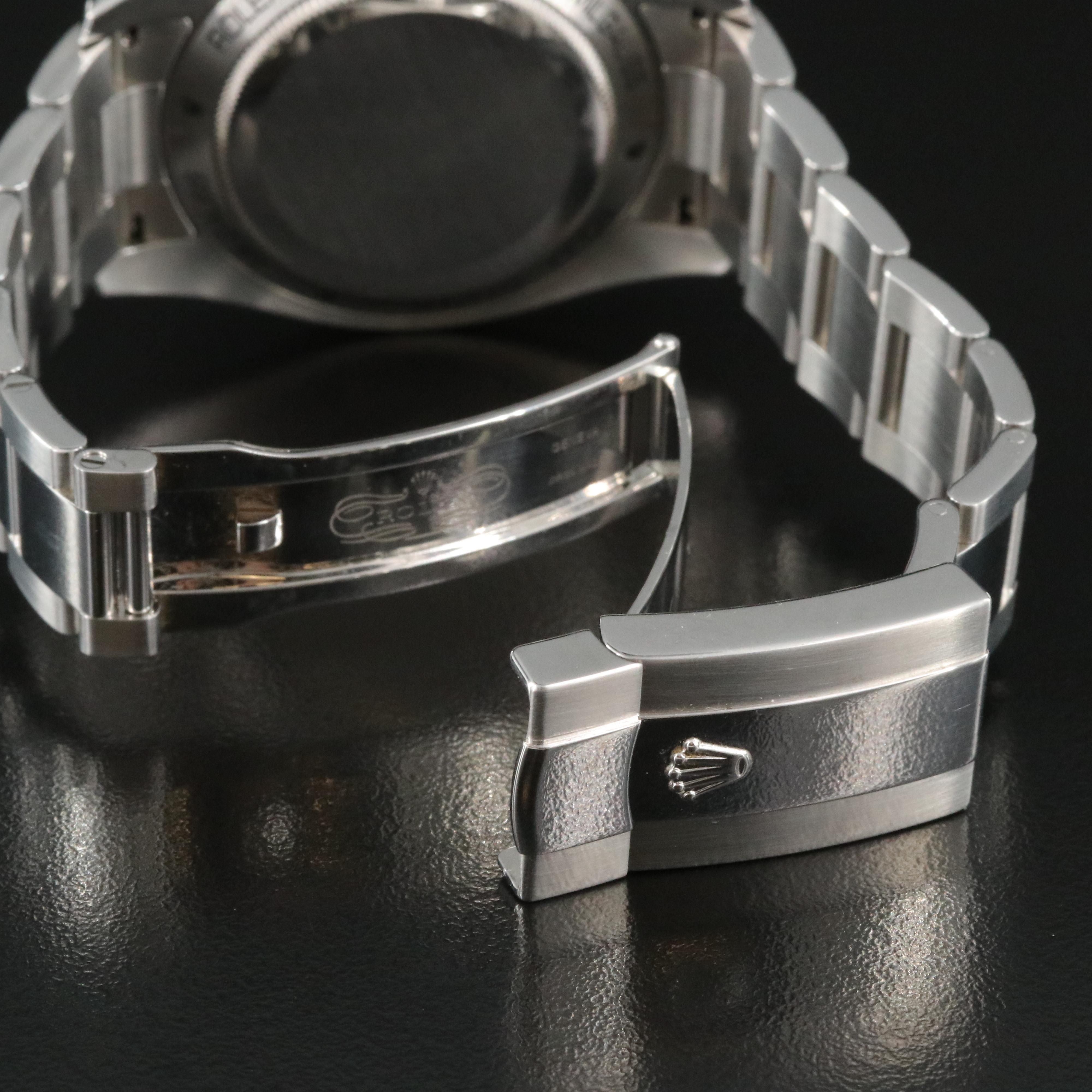 2008-2009 Rolex Oyster Perpetual Milgauss Orange and Black Dial Watch