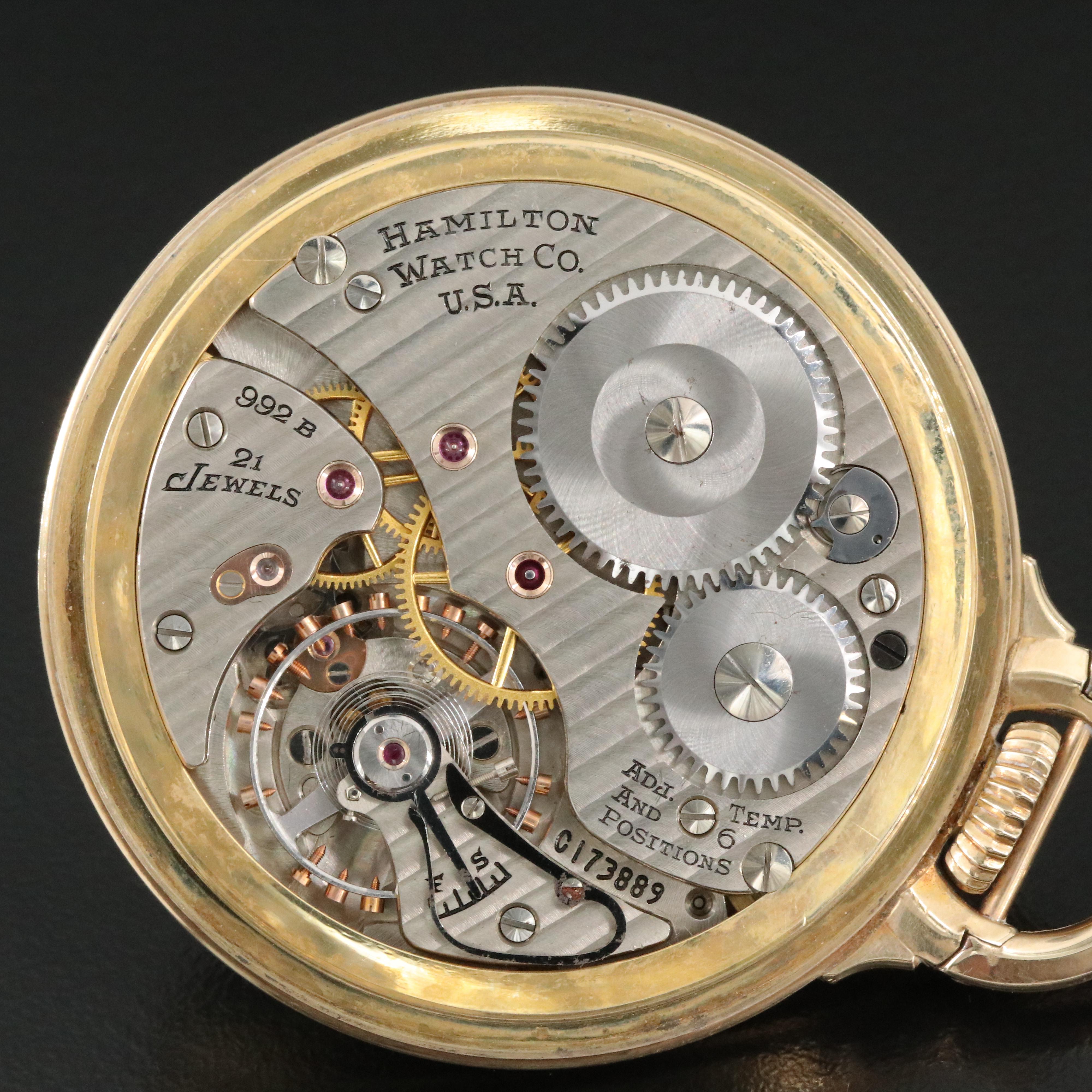 Hamilton Railway Special 992B Pocket Watch