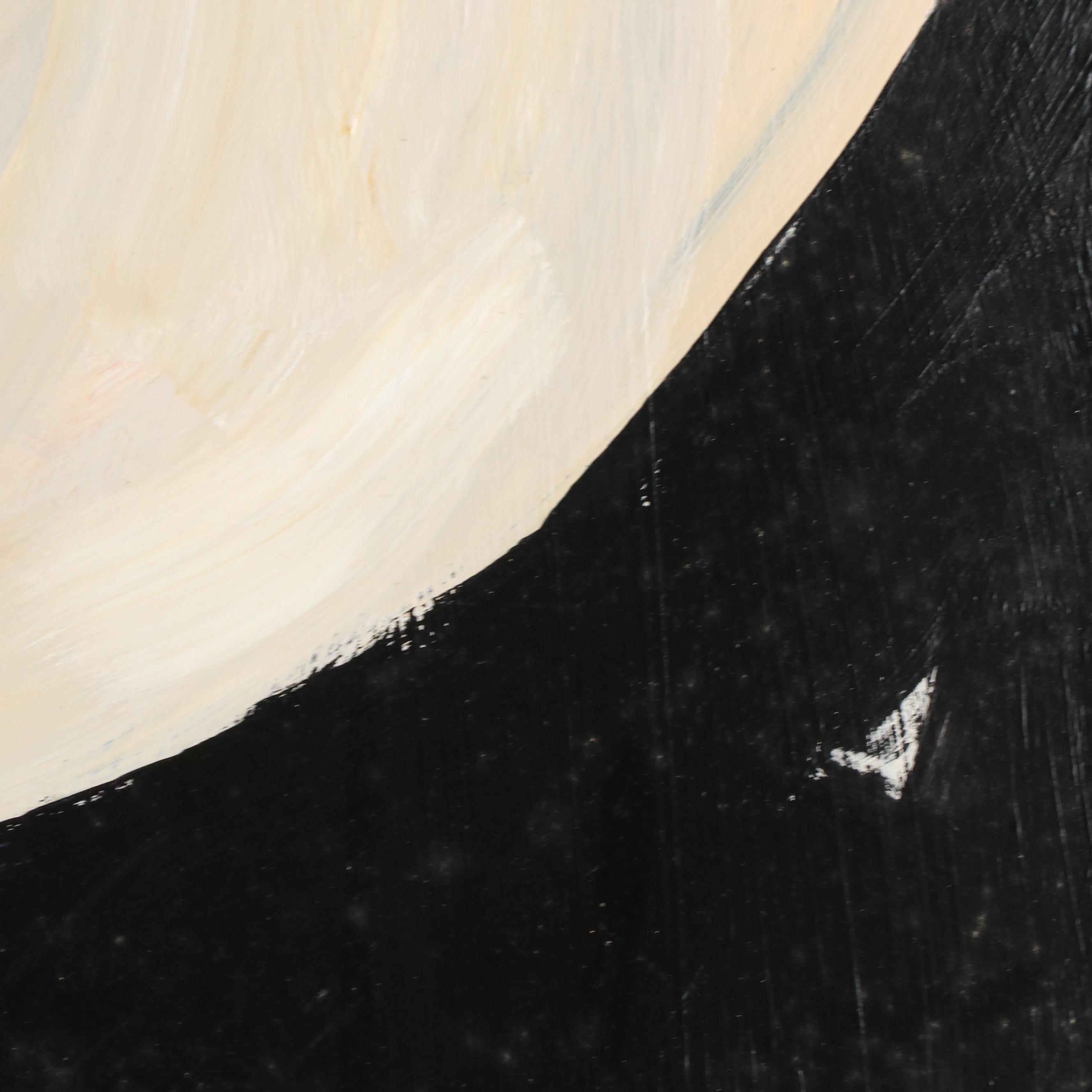 Gwen Doppler Colorful Acrylic Modernist Painting "Blue Nude," 1990