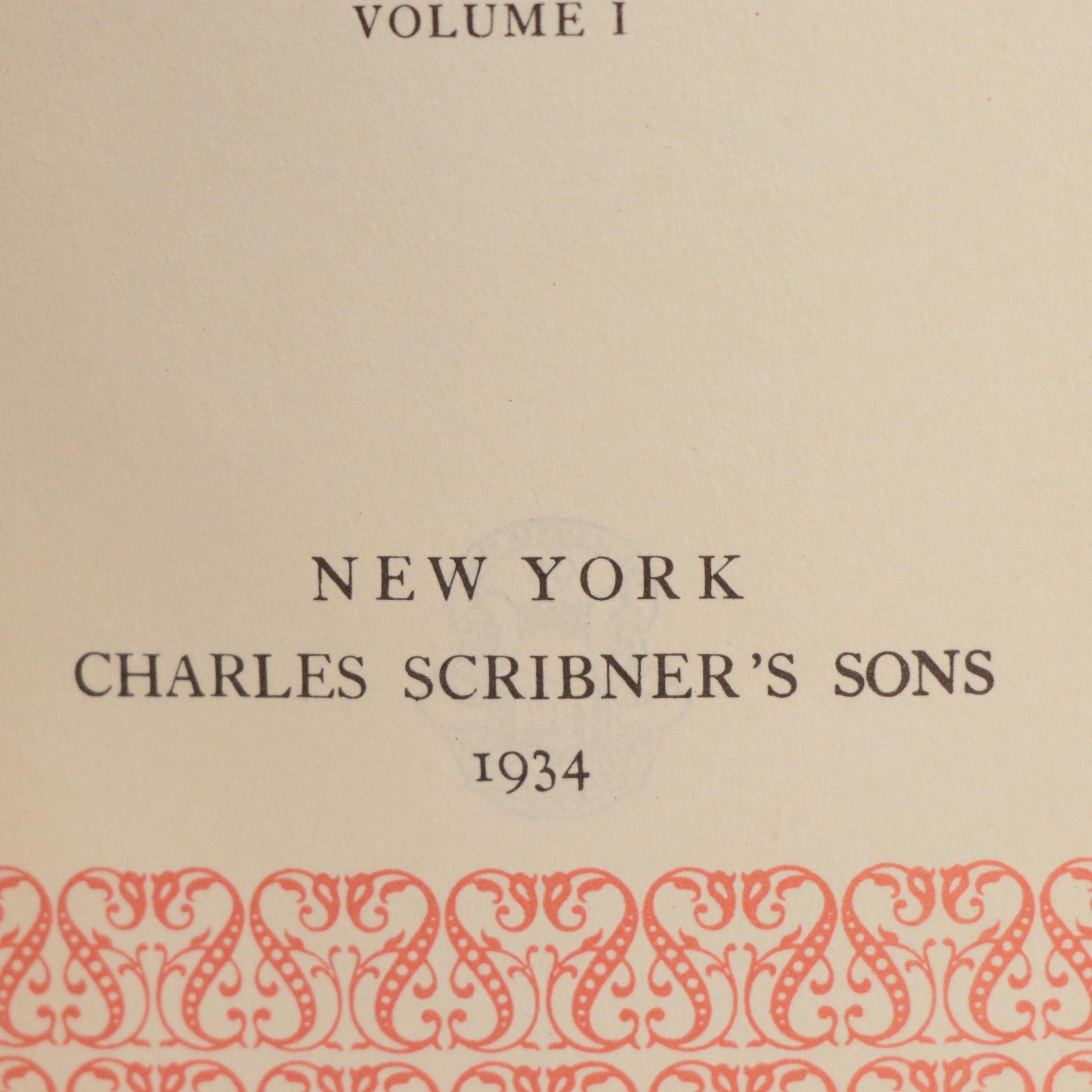 Nobel Prize Edition "The Works of John Galsworthy" Seven-Volume Set, 1934