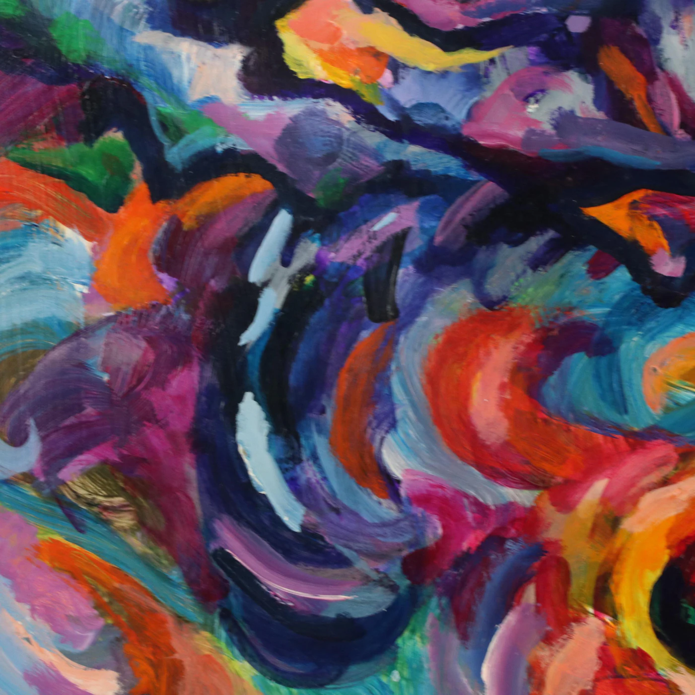 Gwen Doppler Abstract Acrylic Painting, Circa 2000 | Everything But The ...