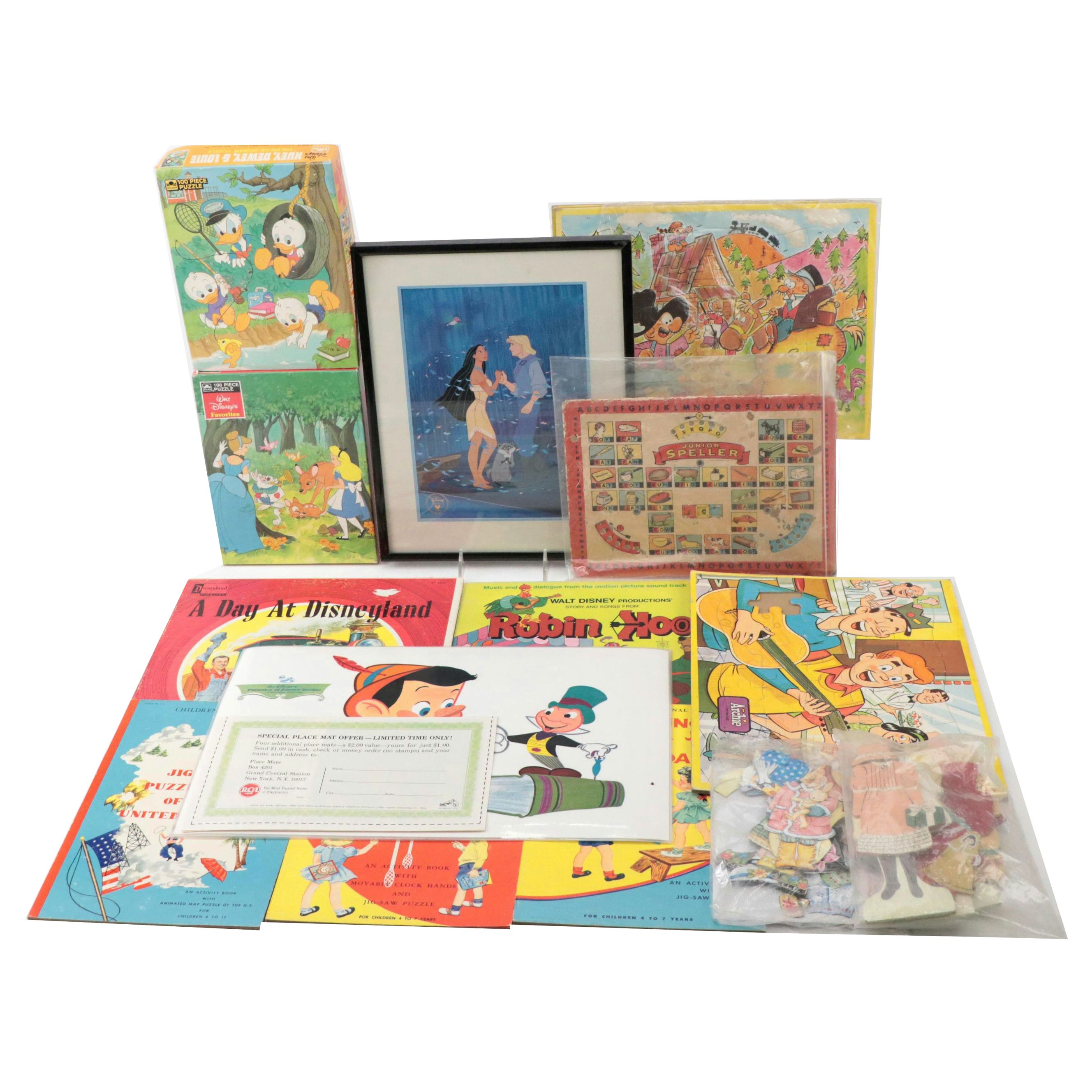 Golden Books "Huey, Dewey & Louie" 100-Piece Puzzle with More Disney Toys