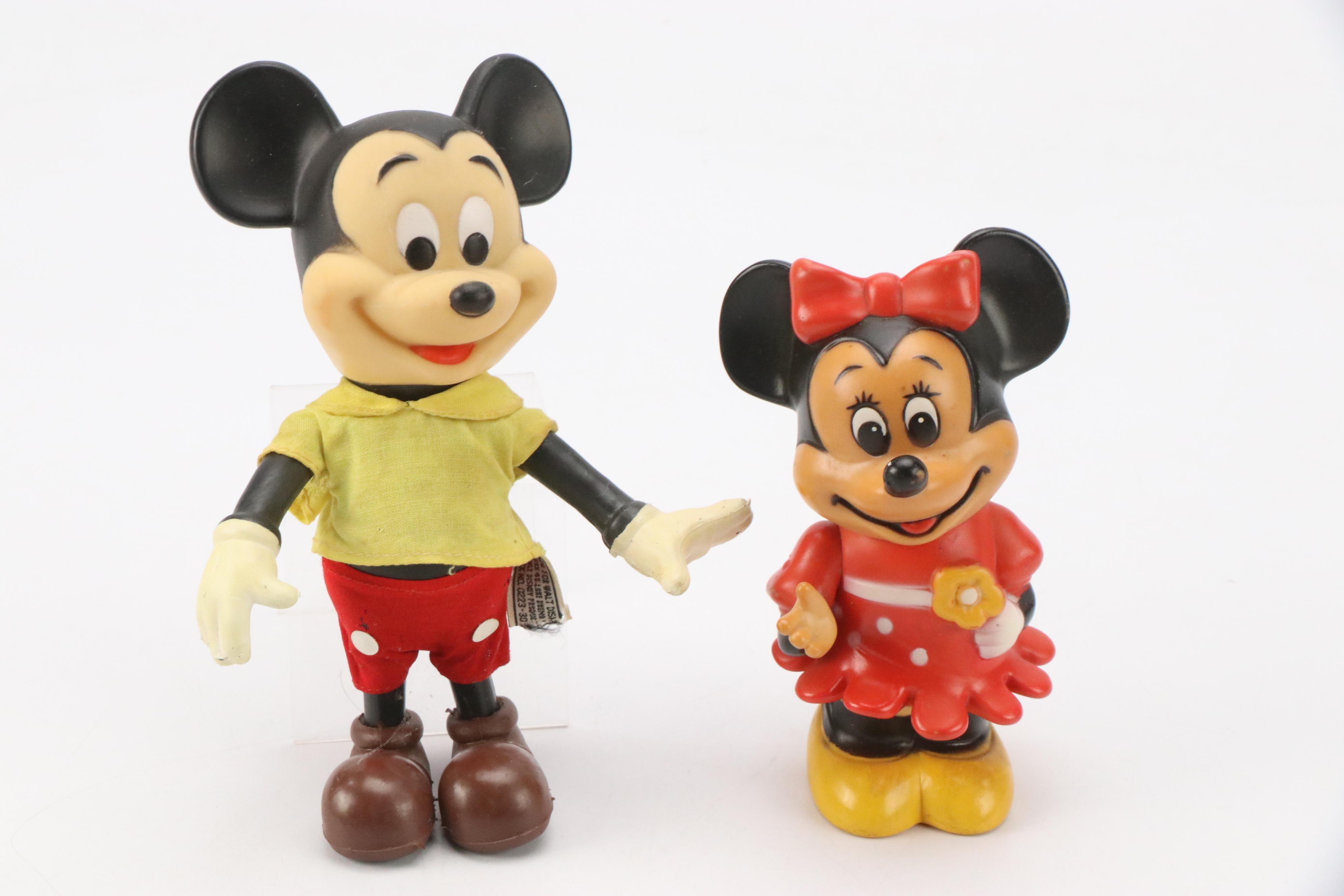 Knickerbocker "Mickey Mouse Club Minnie" Plush Toy with More Mickey Mouse Toys