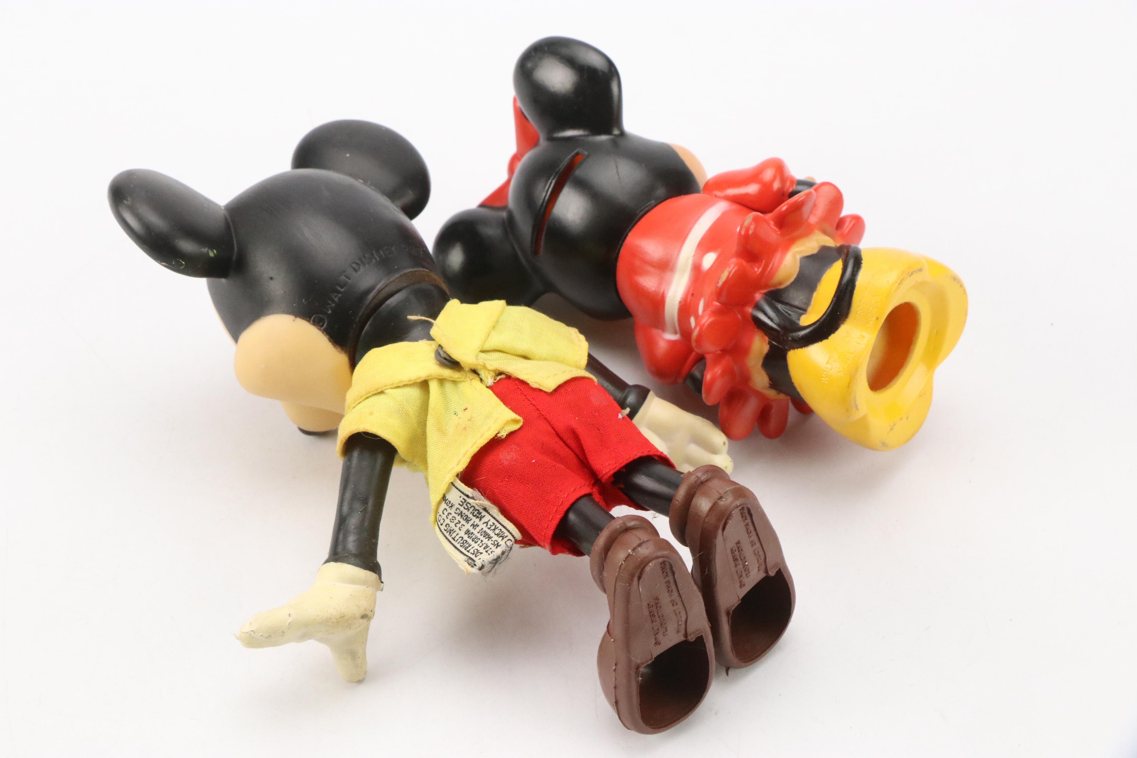 Knickerbocker "Mickey Mouse Club Minnie" Plush Toy with More Mickey Mouse Toys