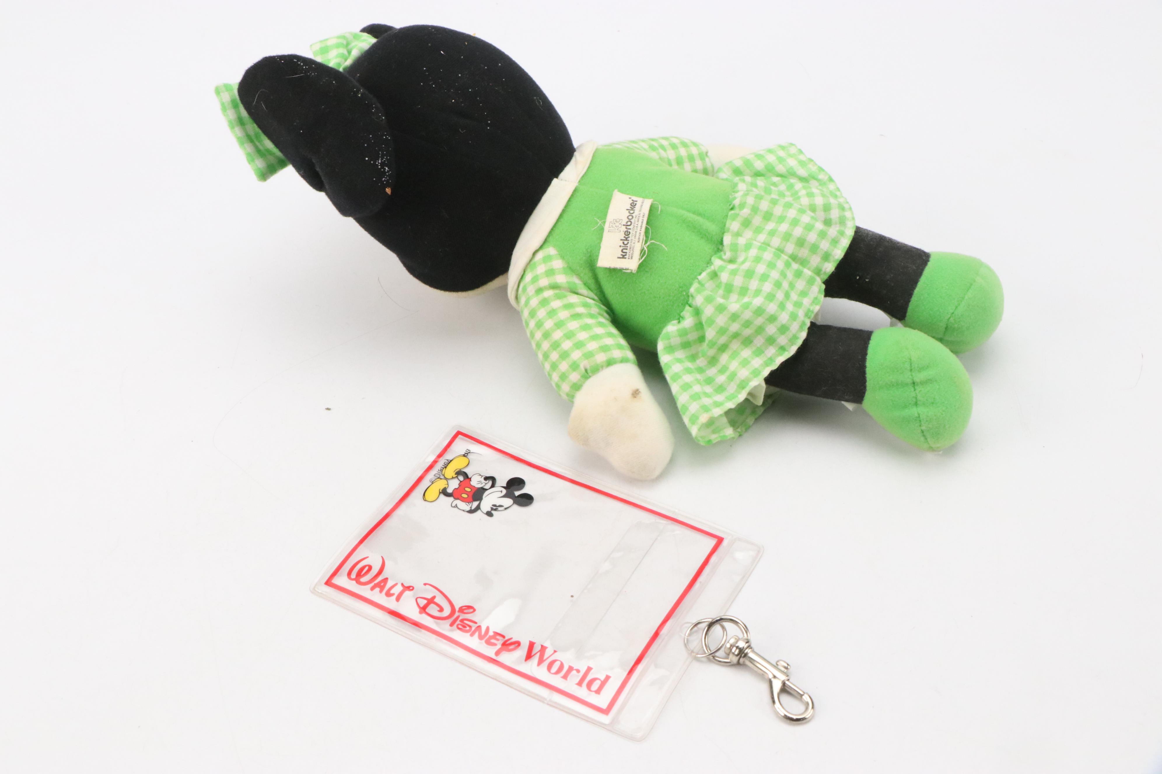 Knickerbocker "Mickey Mouse Club Minnie" Plush Toy with More Mickey Mouse Toys