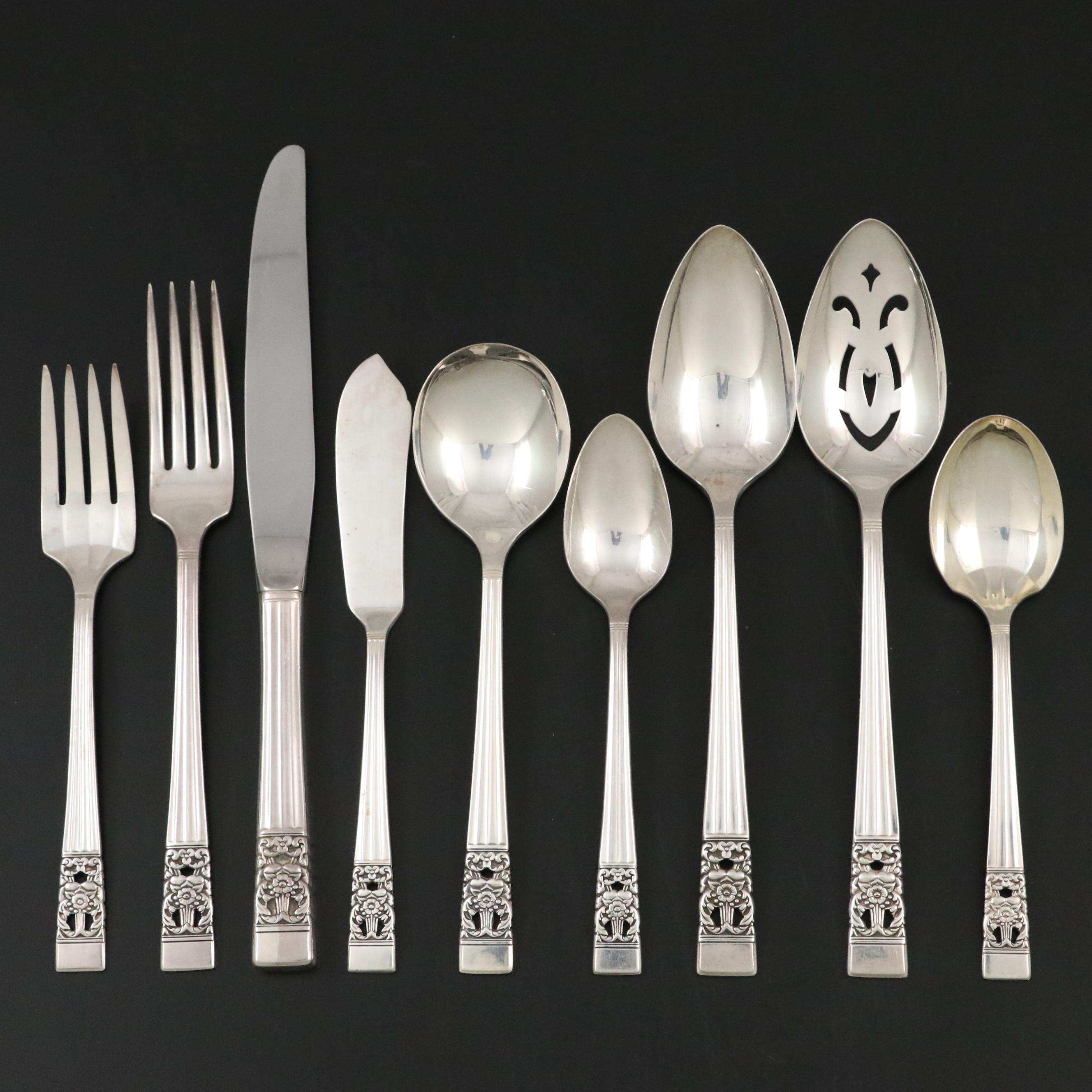 Oneida "Coronation" Community Silver Plate, Webster Sterling Knife, and More