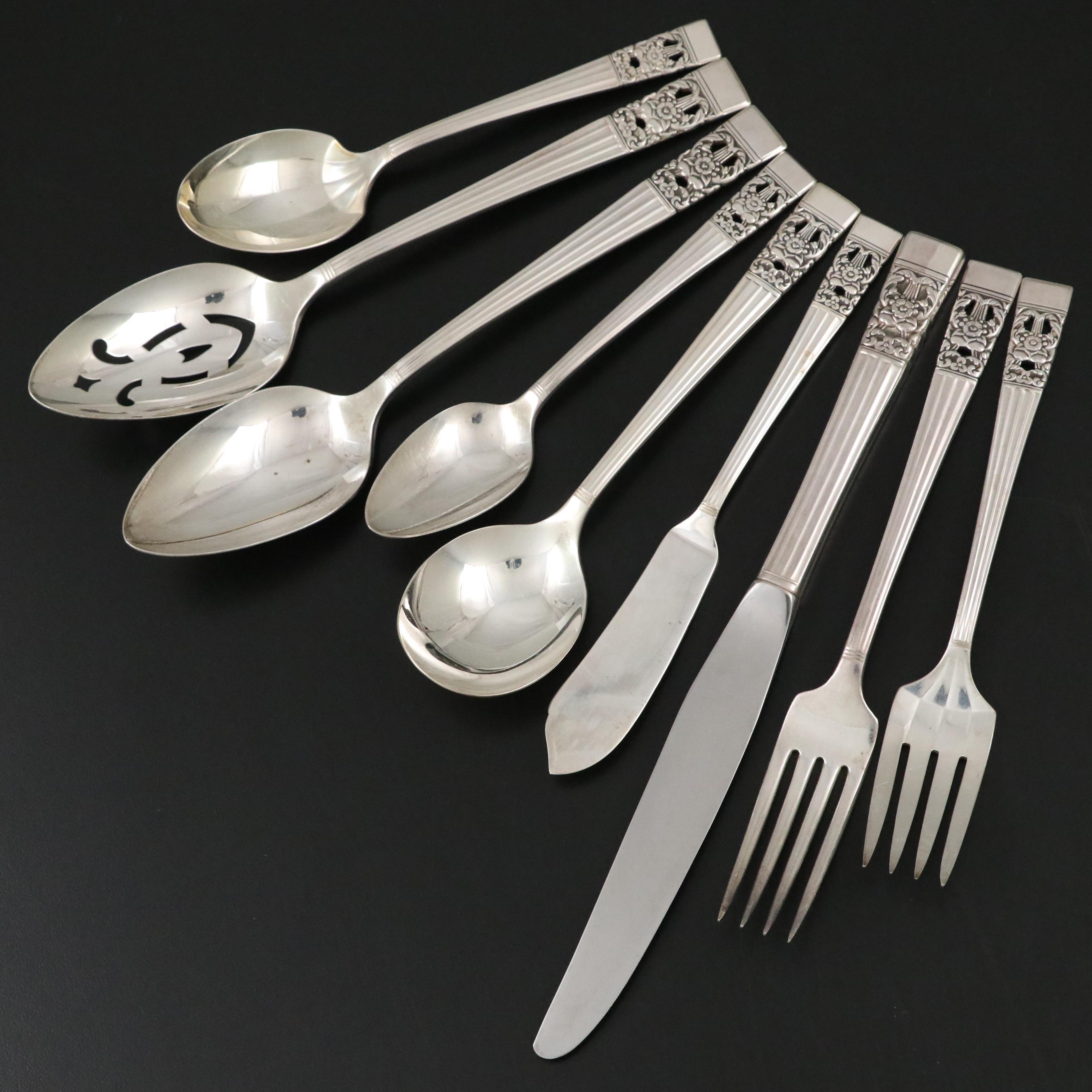 Oneida "Coronation" Community Silver Plate, Webster Sterling Knife, and More