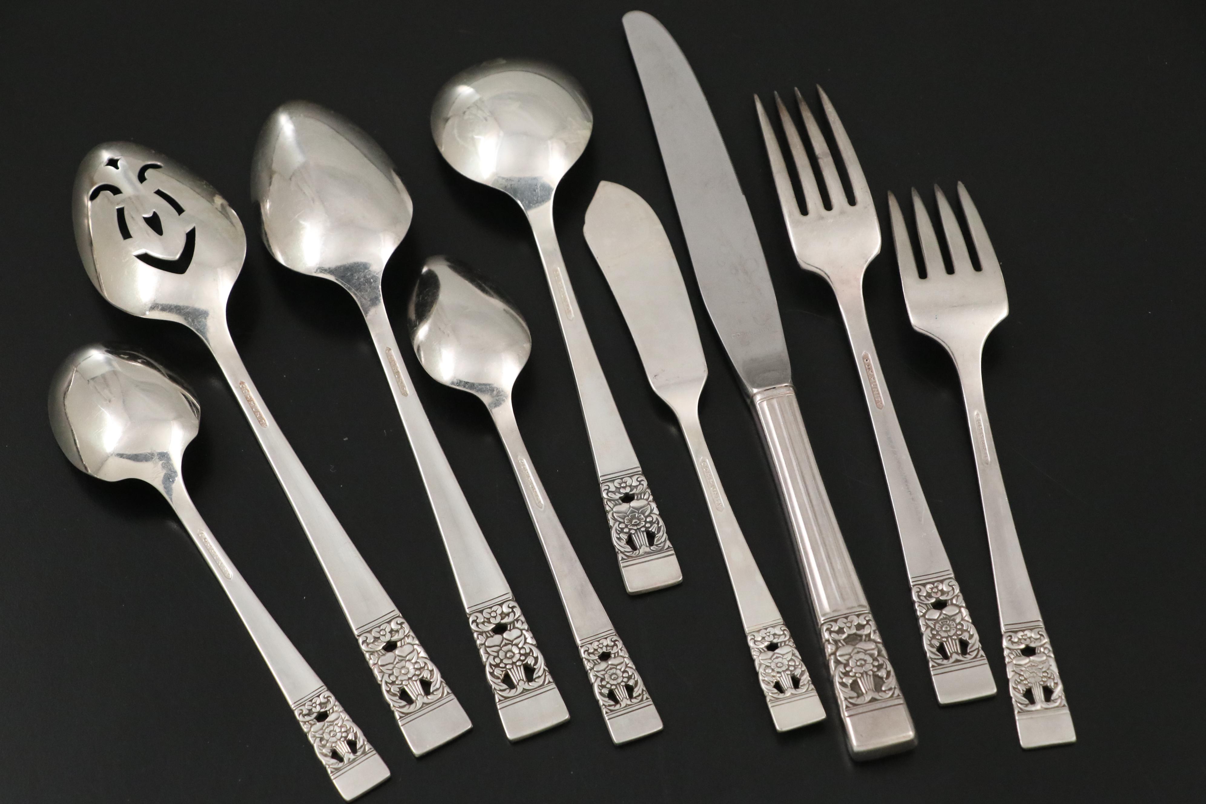 Oneida "Coronation" Community Silver Plate, Webster Sterling Knife, and More