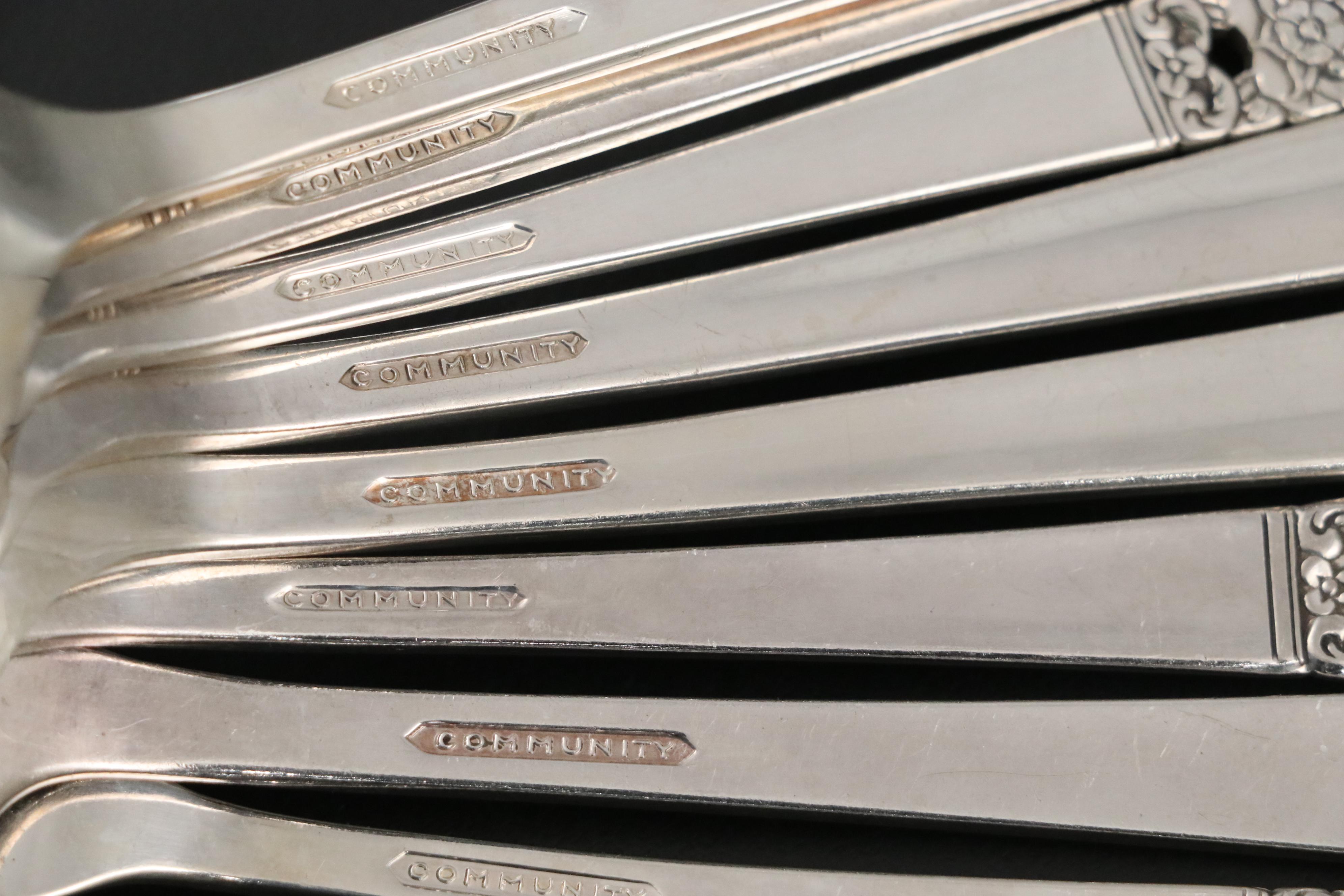 Oneida "Coronation" Community Silver Plate, Webster Sterling Knife, and More