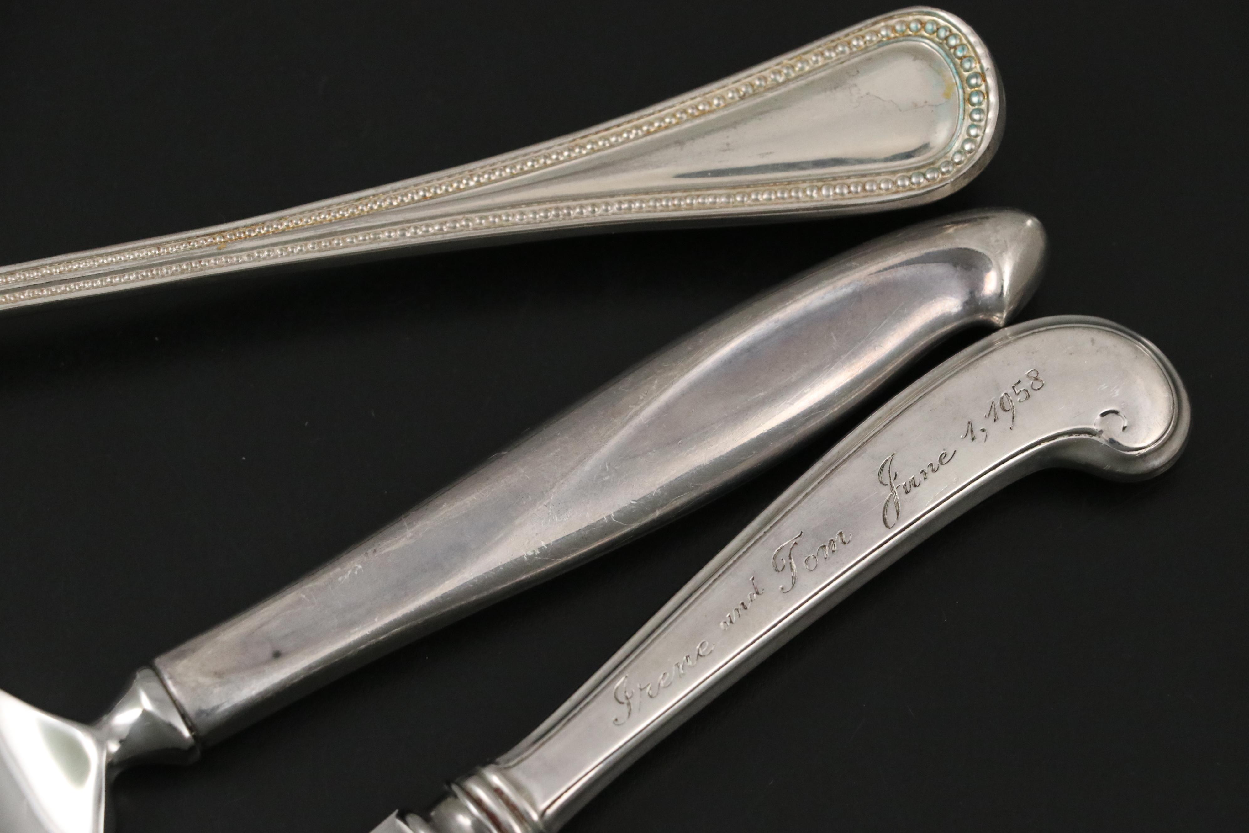 Oneida "Coronation" Community Silver Plate, Webster Sterling Knife, and More