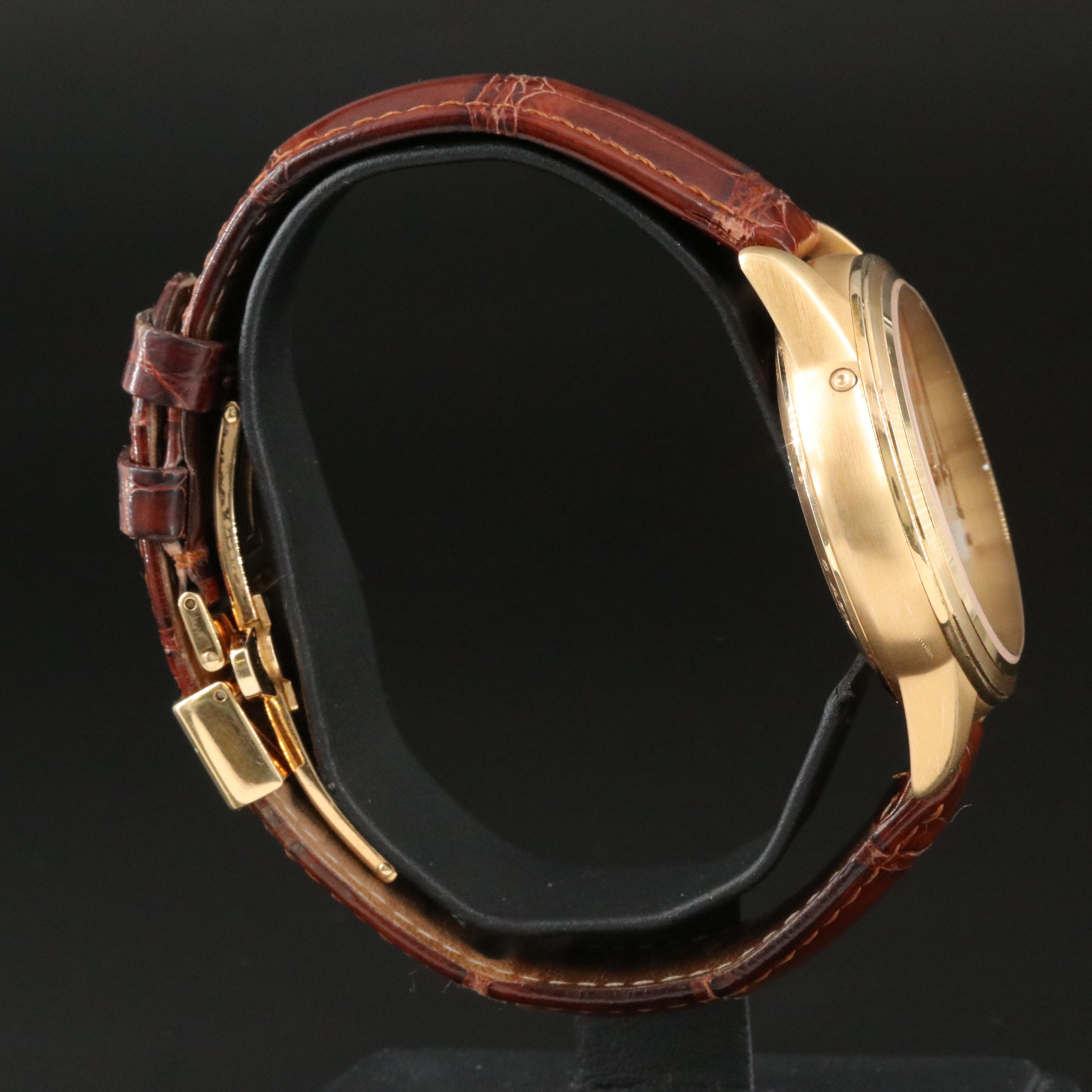 18K Glashütte Original Senator Panorama Date Moon Phase Watch