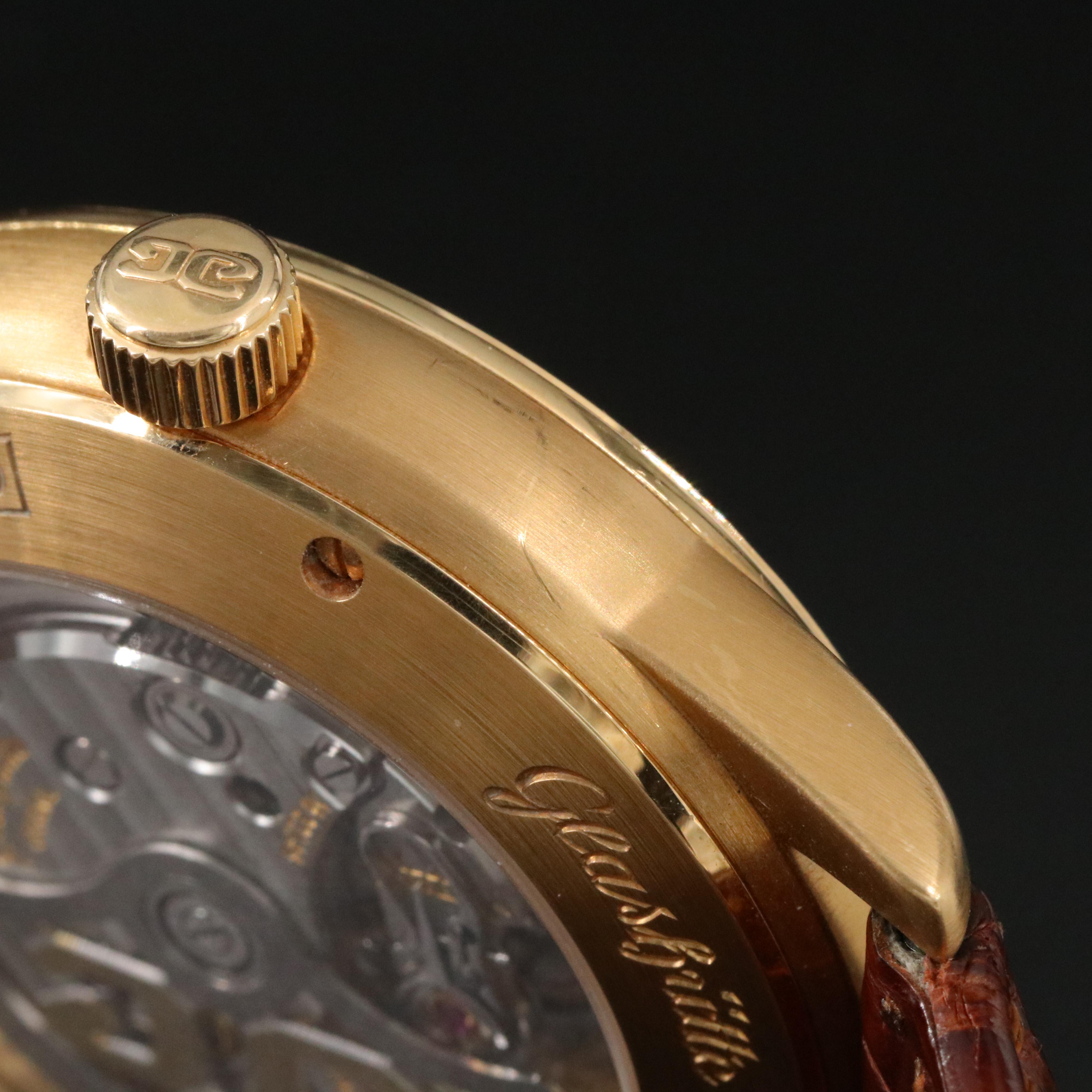 18K Glashütte Original Senator Panorama Date Moon Phase Watch