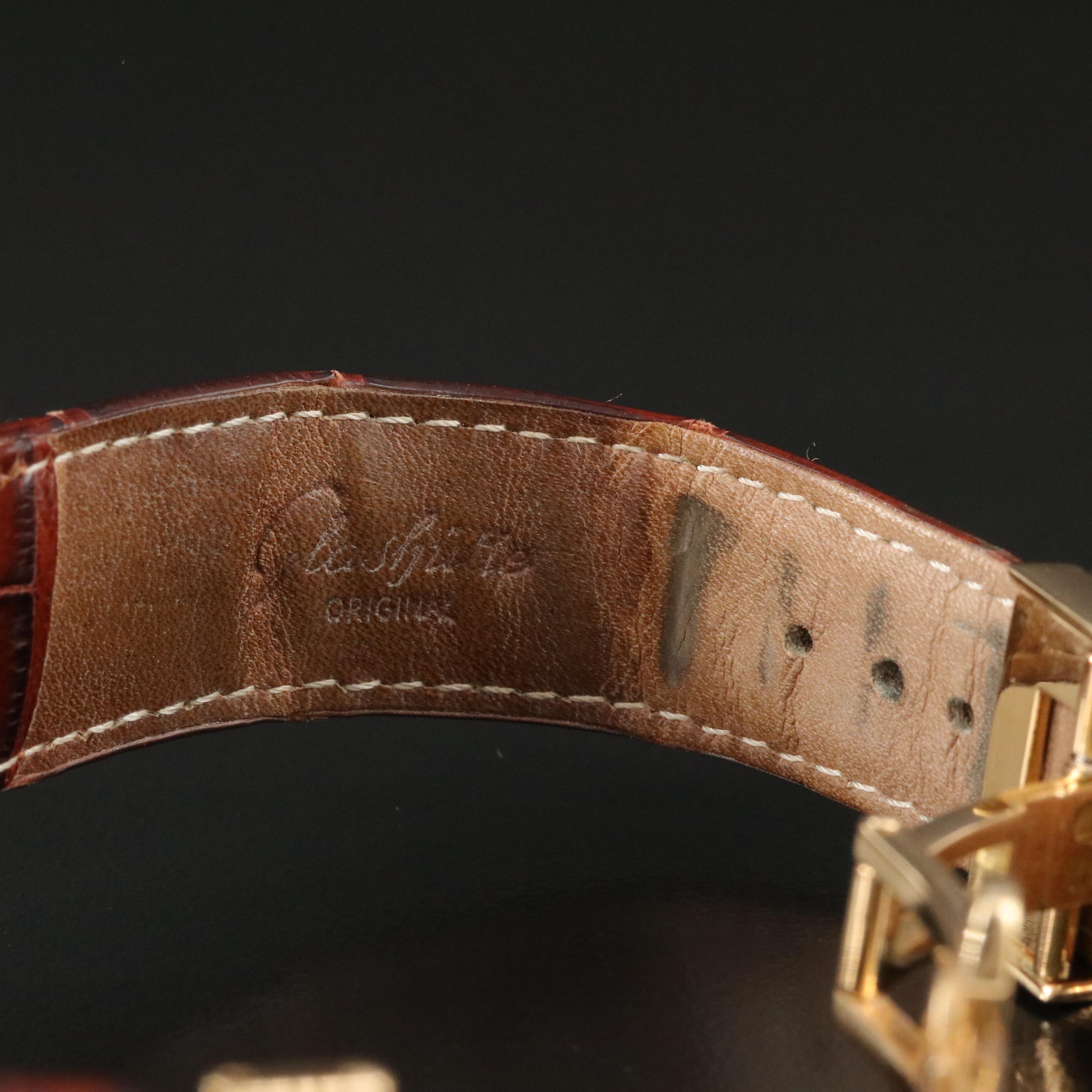 18K Glashütte Original Senator Panorama Date Moon Phase Watch