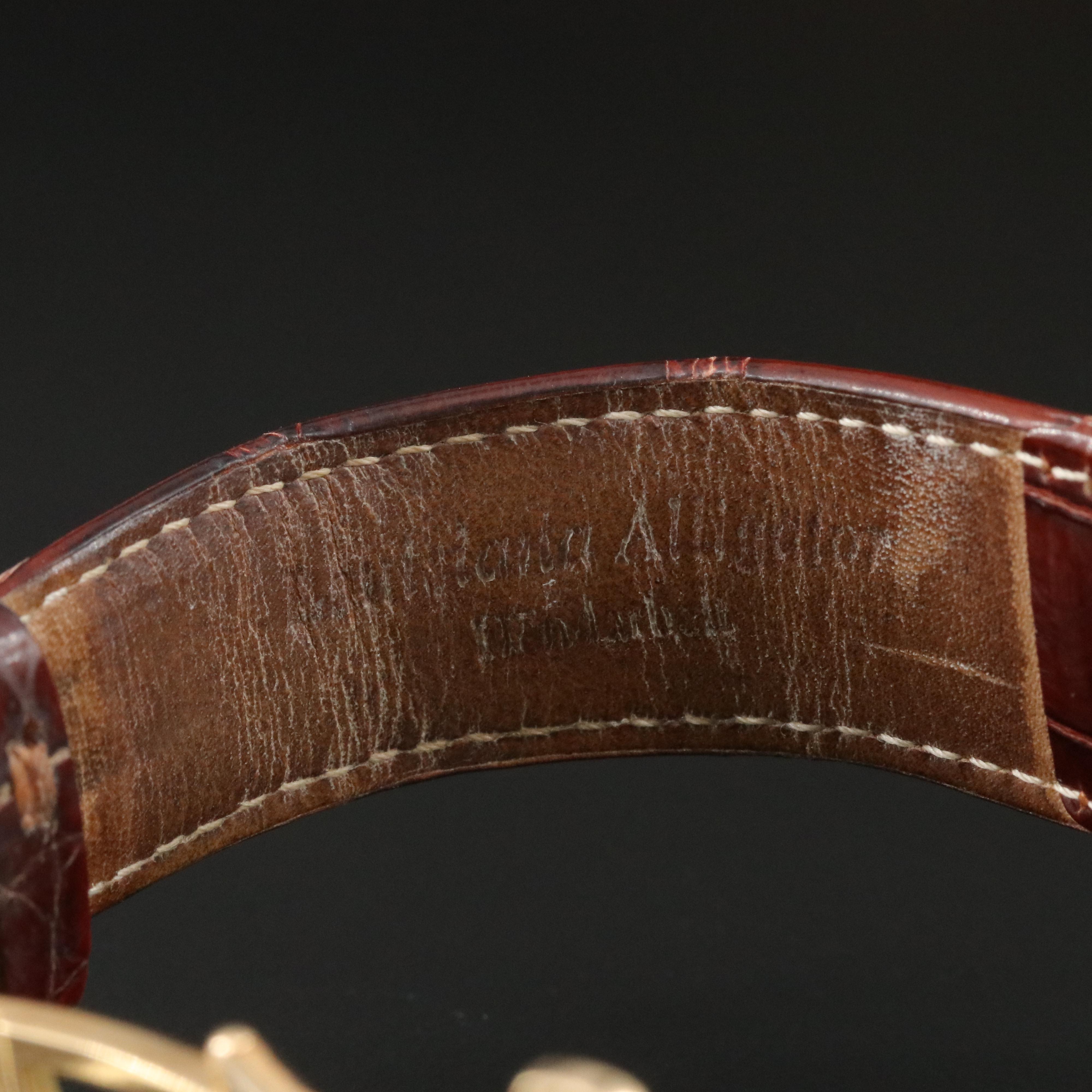 18K Glashütte Original Senator Panorama Date Moon Phase Watch