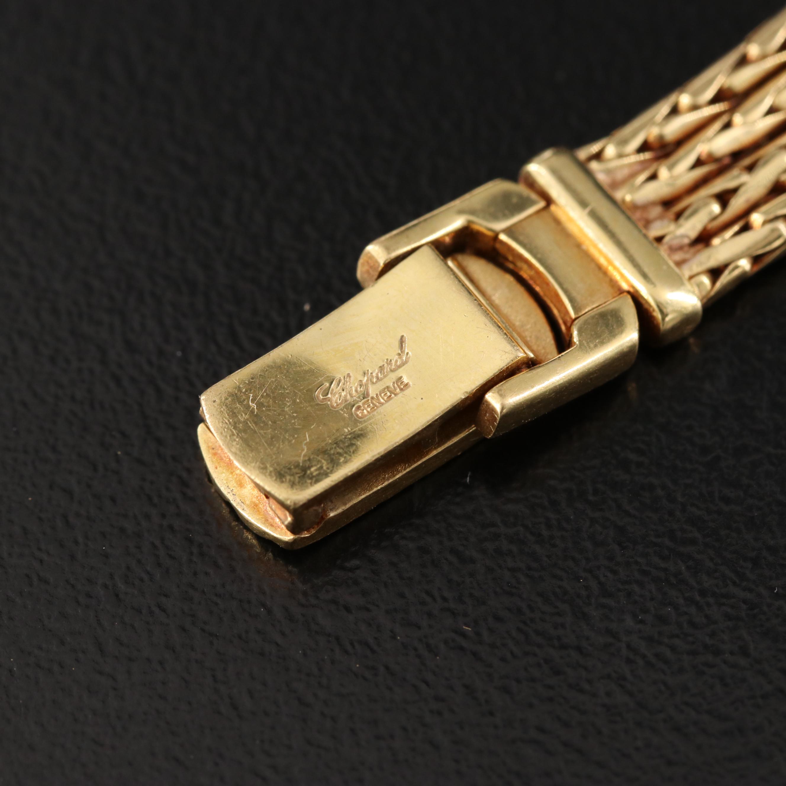 Chopard Happy Diamonds 1.08 CTW 18K Gold Quartz Watch