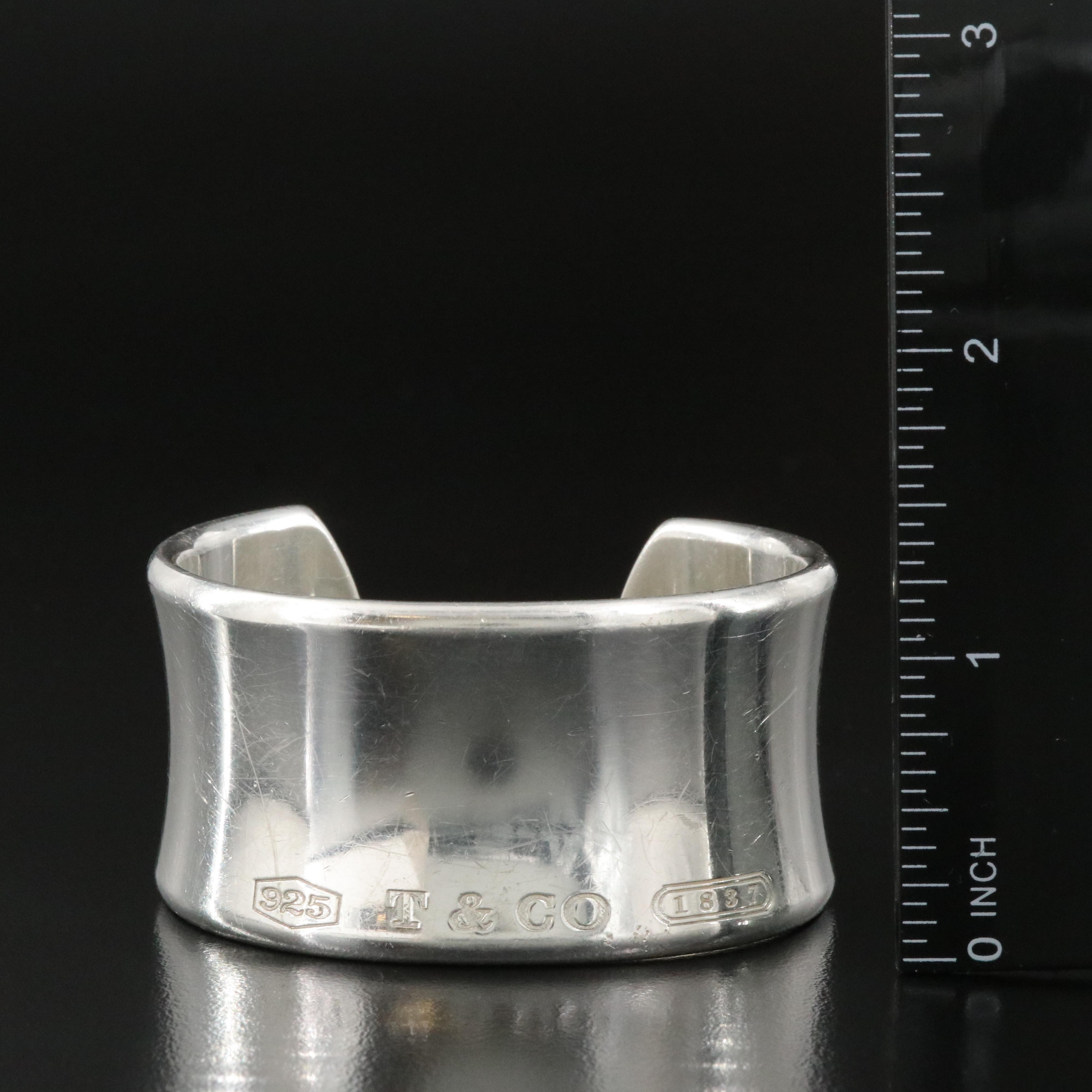 Tiffany & Co. 1837 Sterling Cuff Bracelet