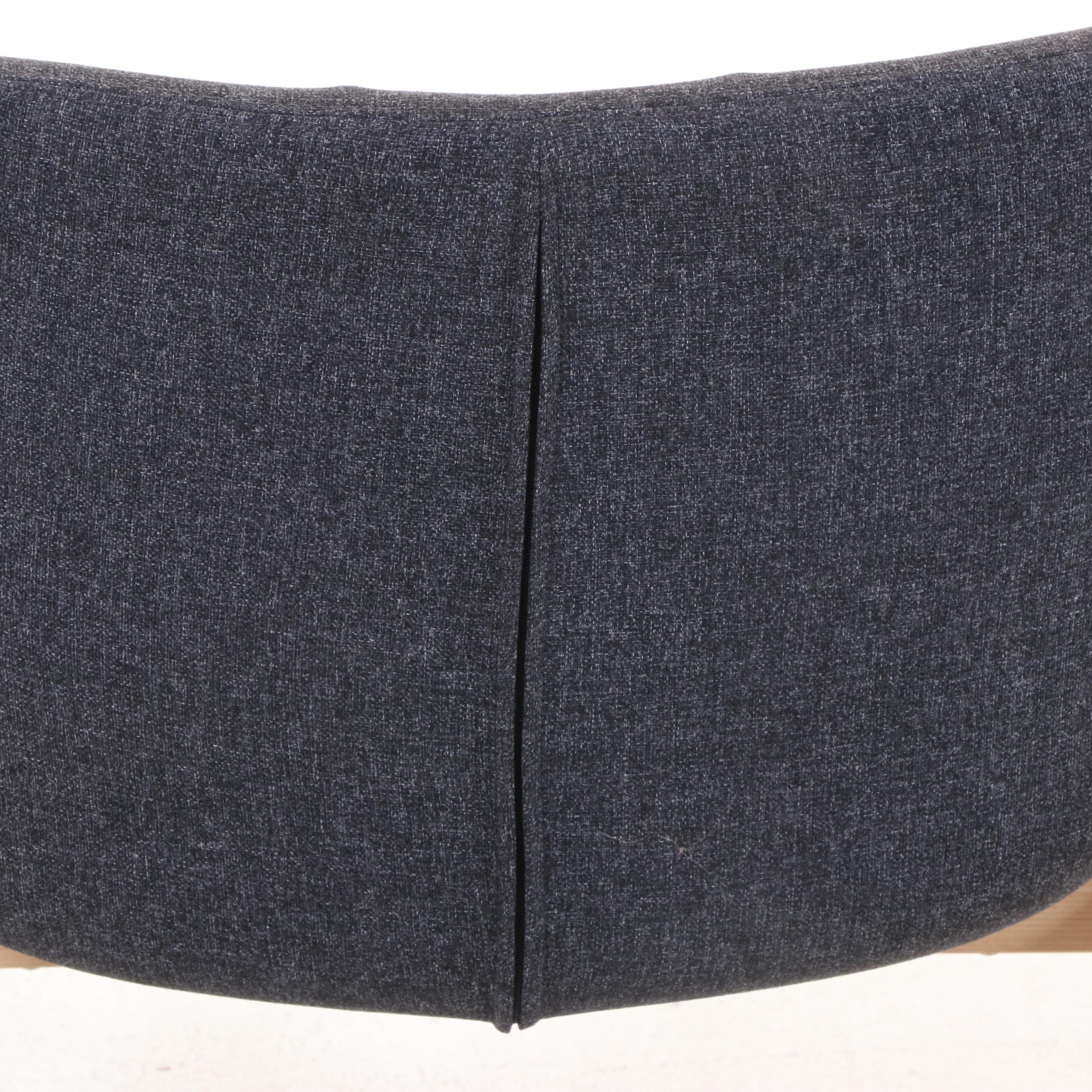 Modernist Style Lounge Chair and Storage Ottoman, Incl. IKEA "Vedbo"