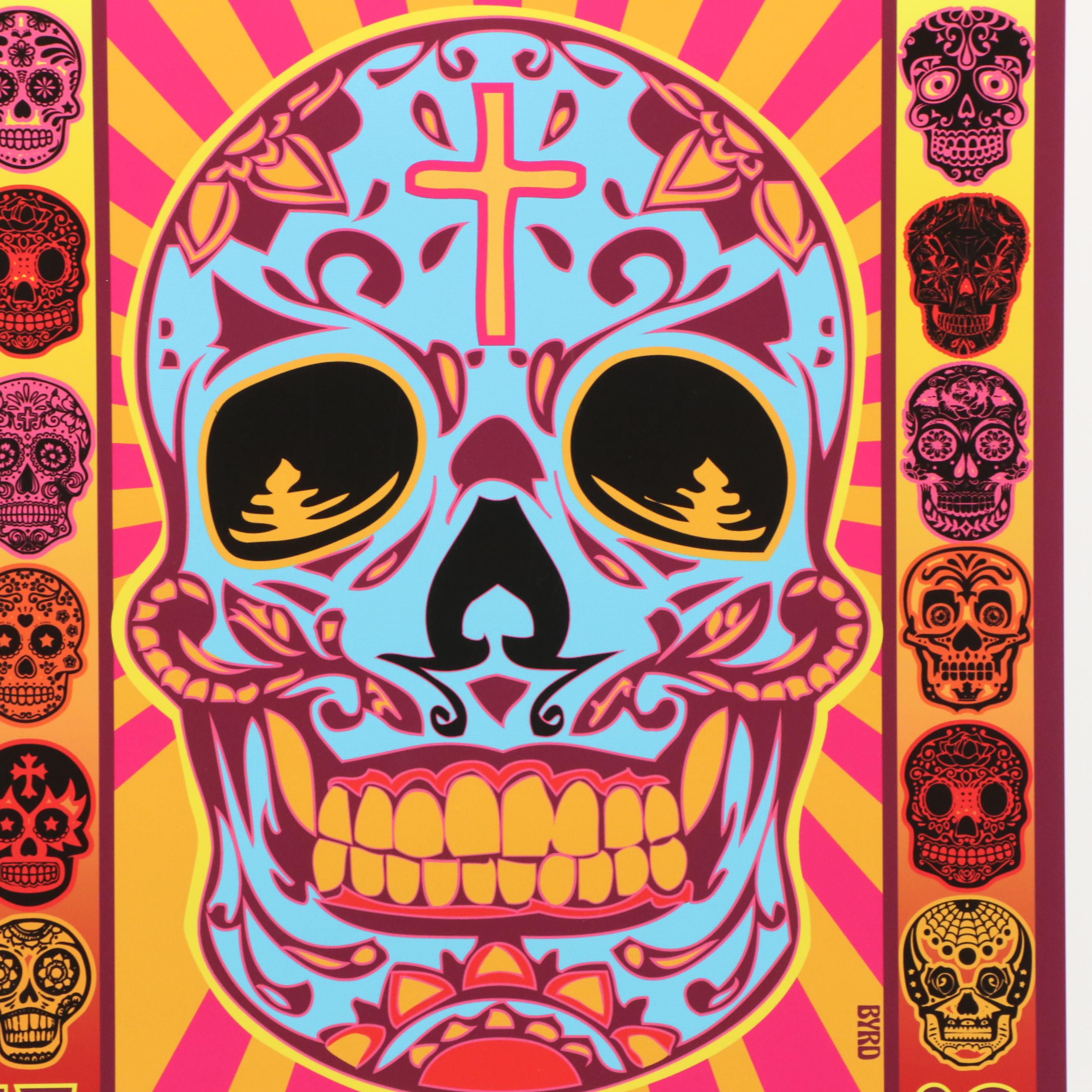 David Edward Byrd Grateful Dead Digital Print Poster "Fare Thee Well," 2023