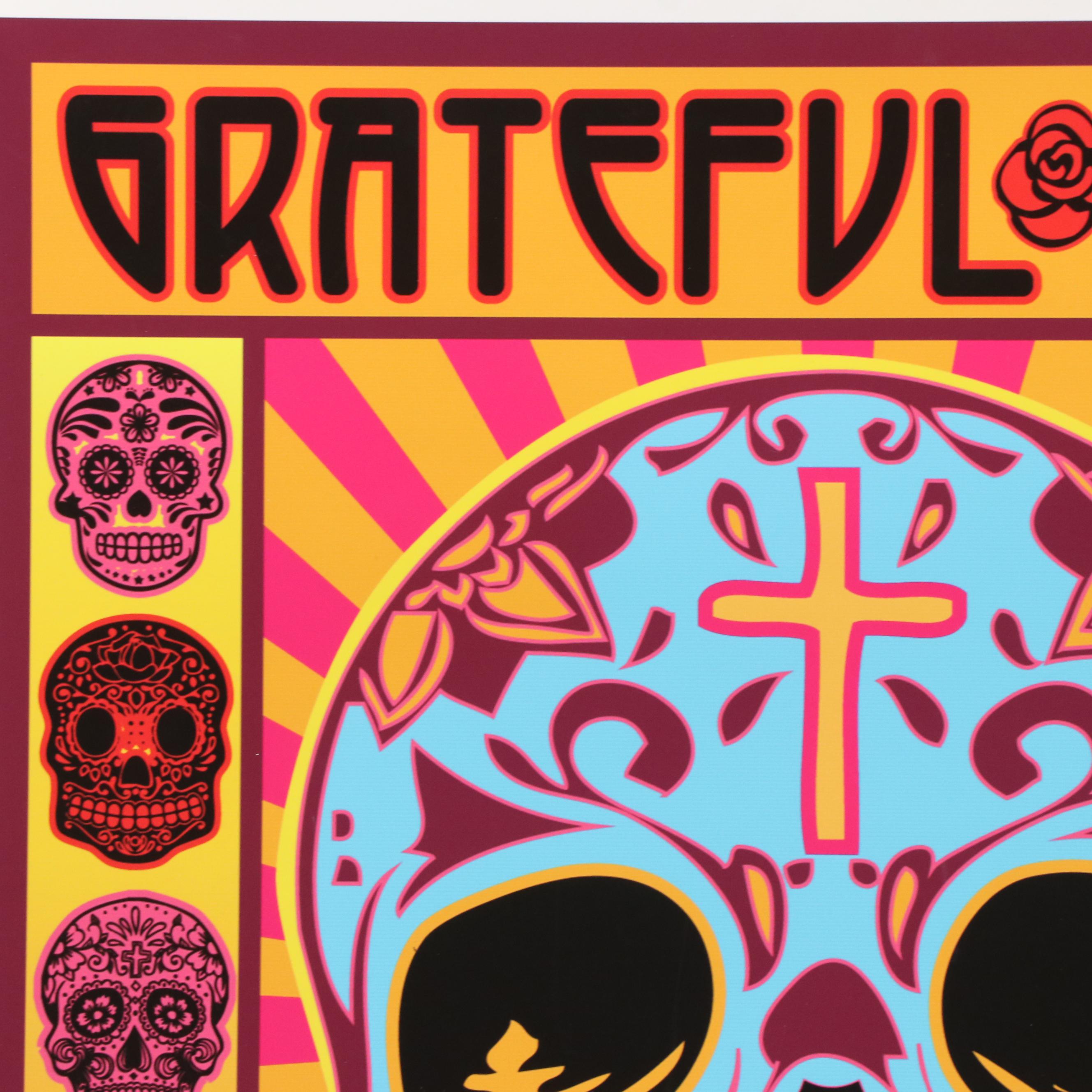 David Edward Byrd Grateful Dead Digital Print Poster "Fare Thee Well," 2023