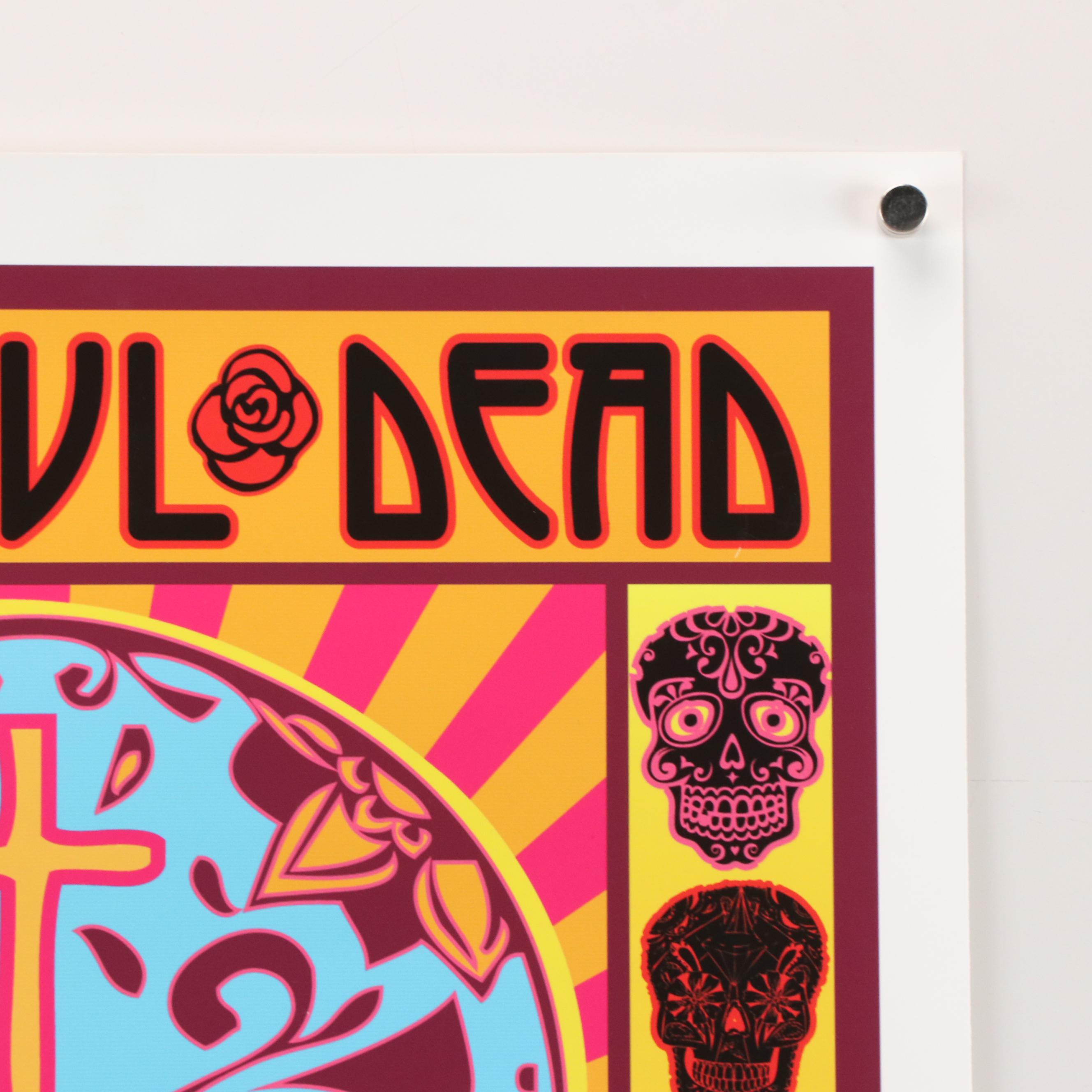 David Edward Byrd Grateful Dead Digital Print Poster "Fare Thee Well," 2023