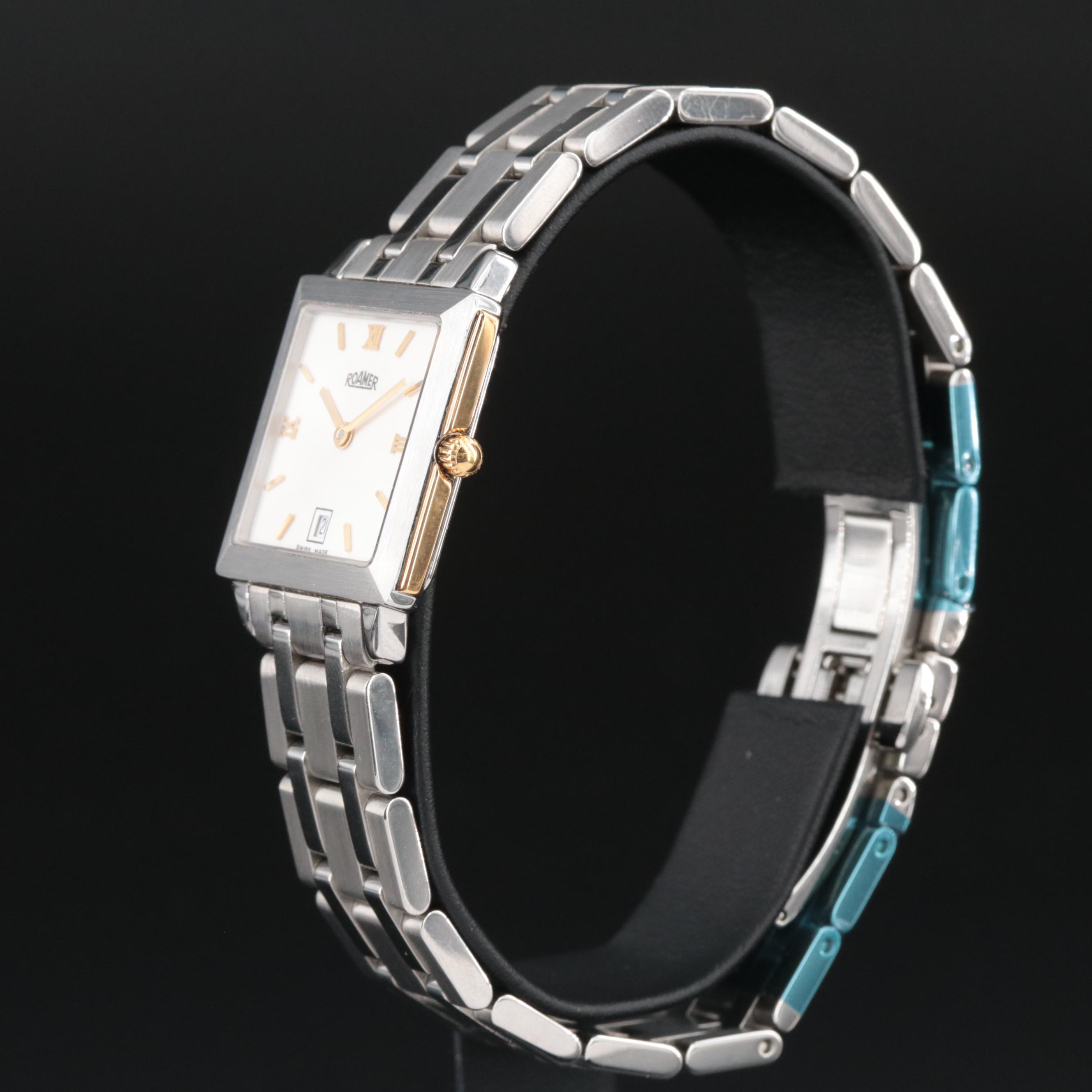 Roamer Square Steel Quartz Watch