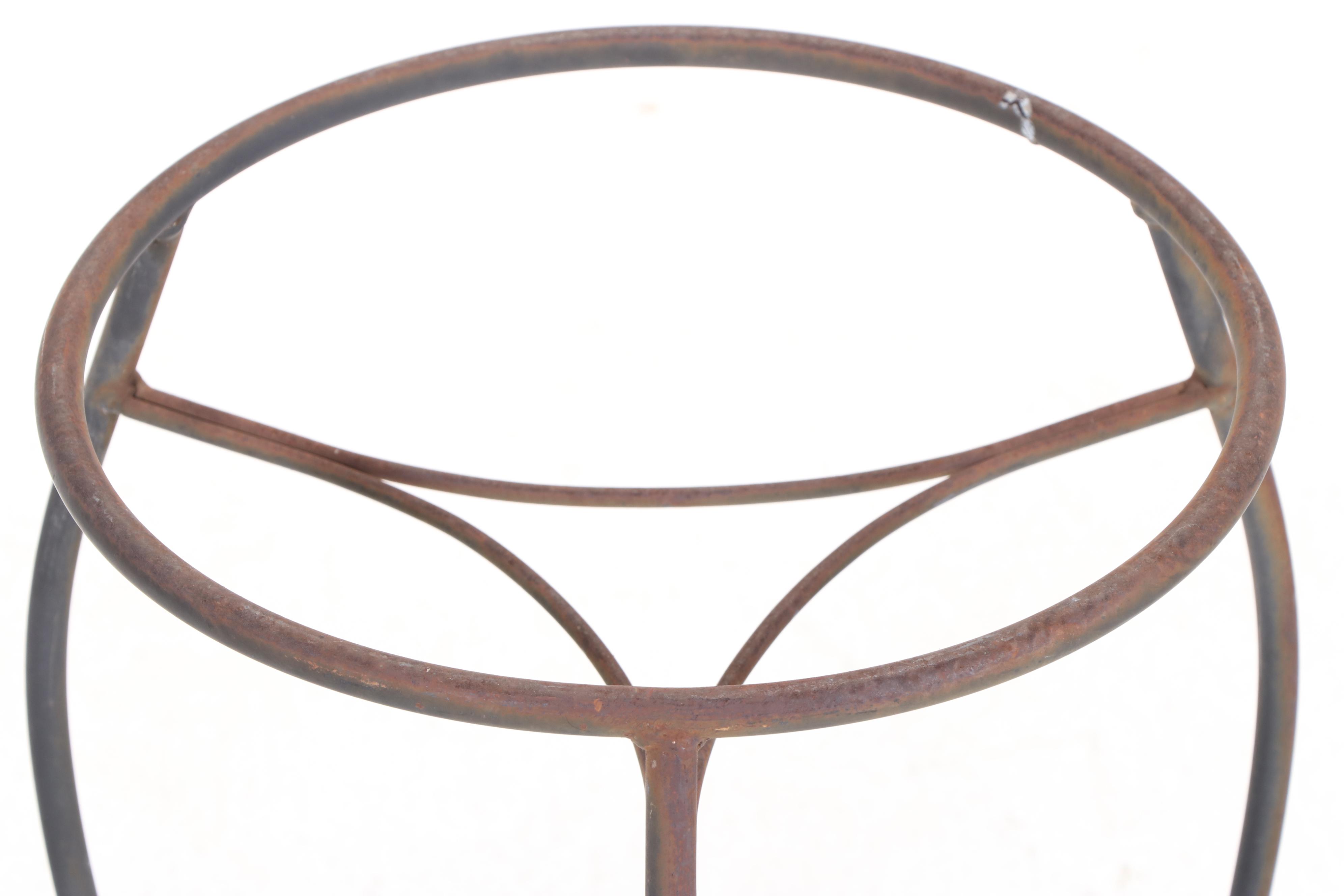 Hummingbird and Other Metal Planter Stands