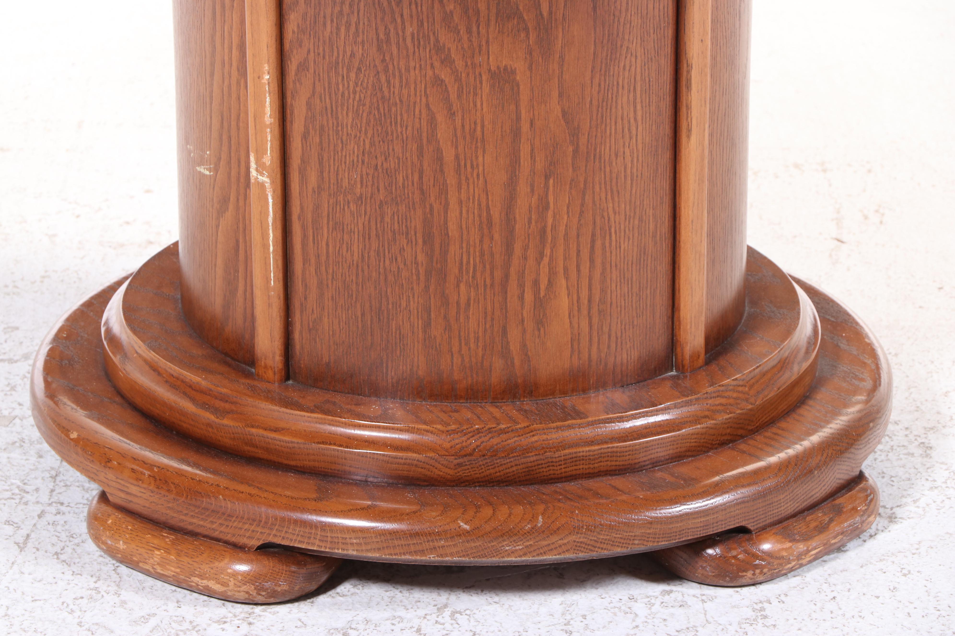 Richardson Brothers Oak Dining Chairs and Table, Late 20th Century