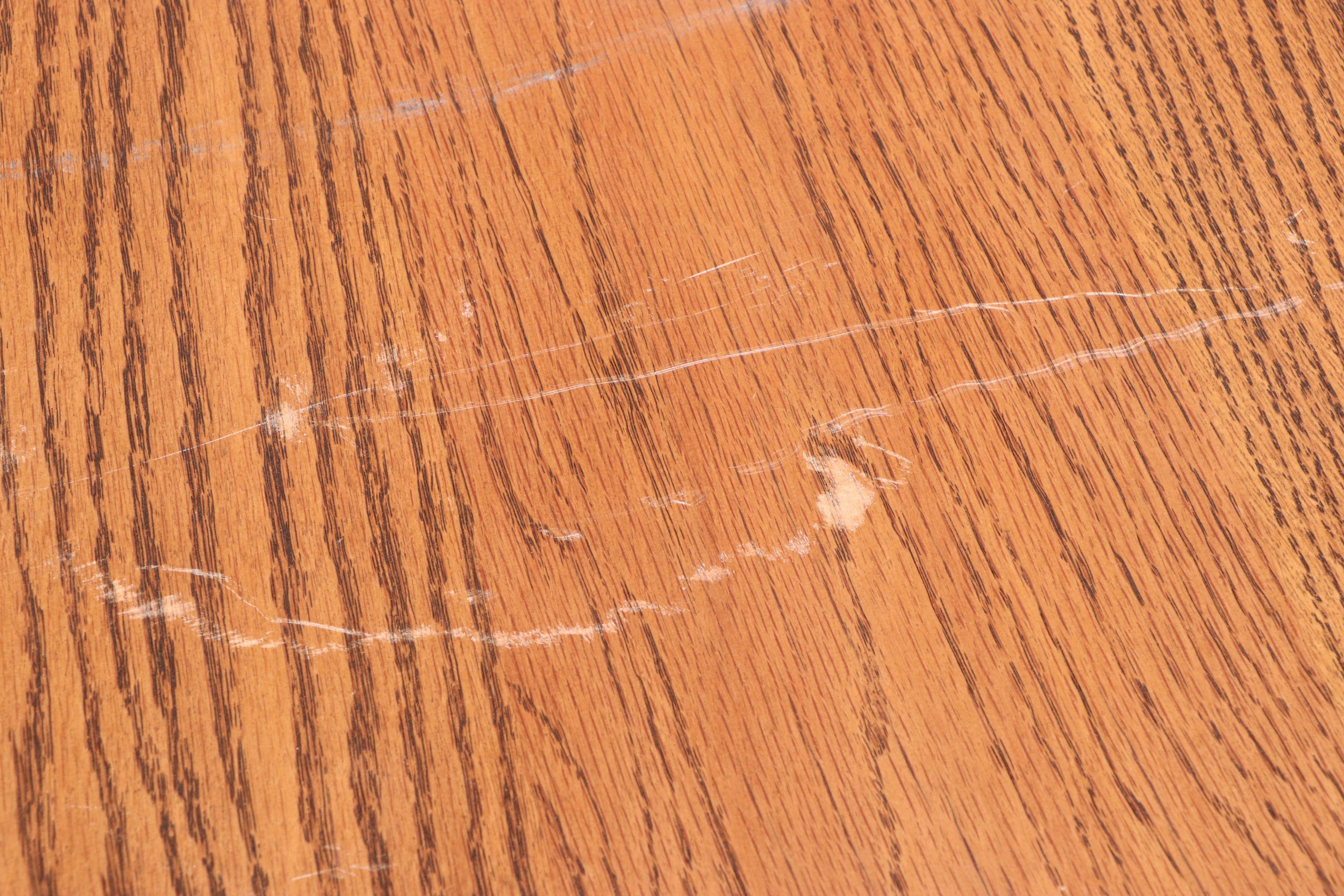 Richardson Brothers Oak Dining Chairs and Table, Late 20th Century