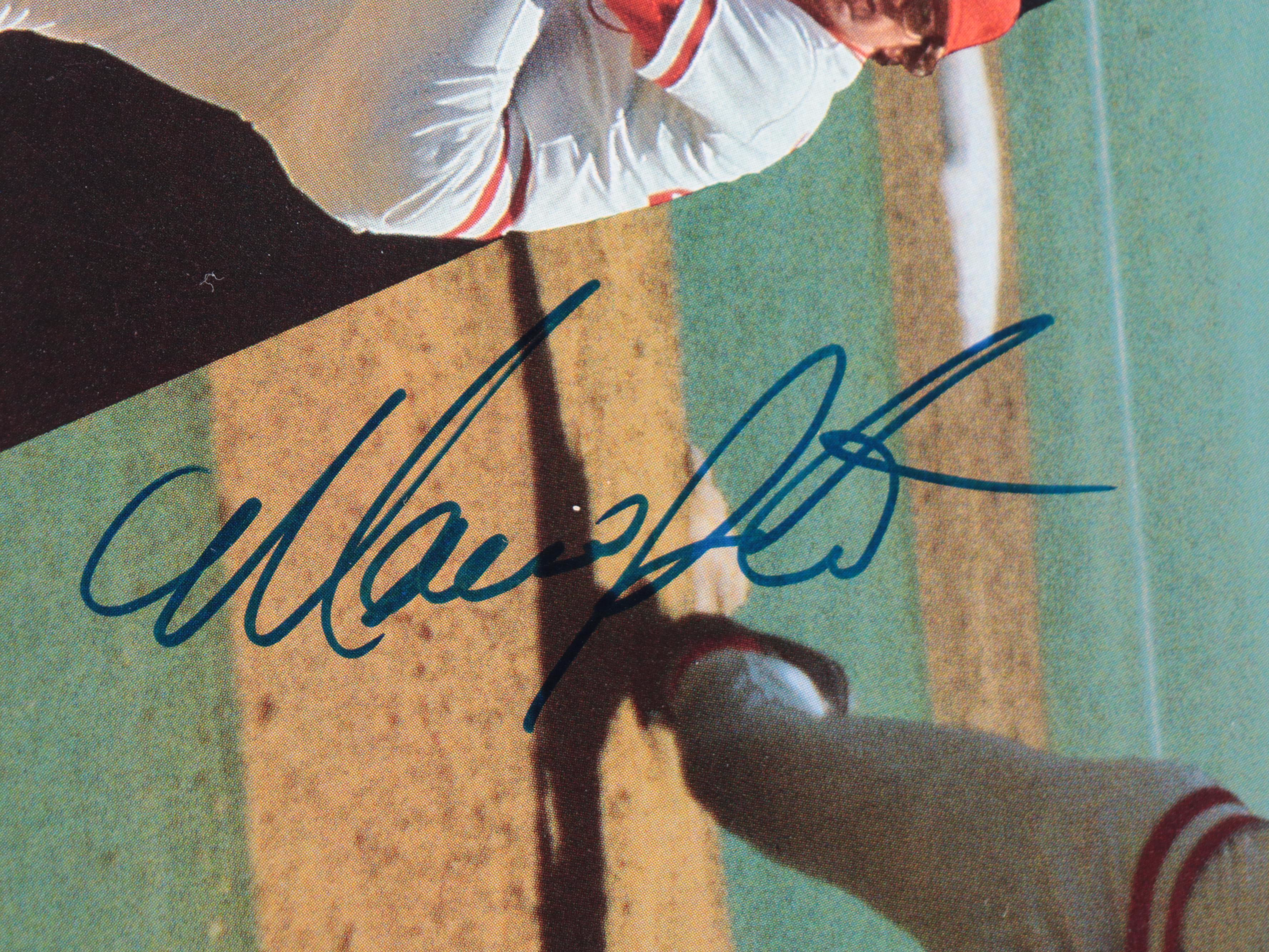 1976 and 1975 Cincinnati Reds Championship Pennants with Scorecards and More