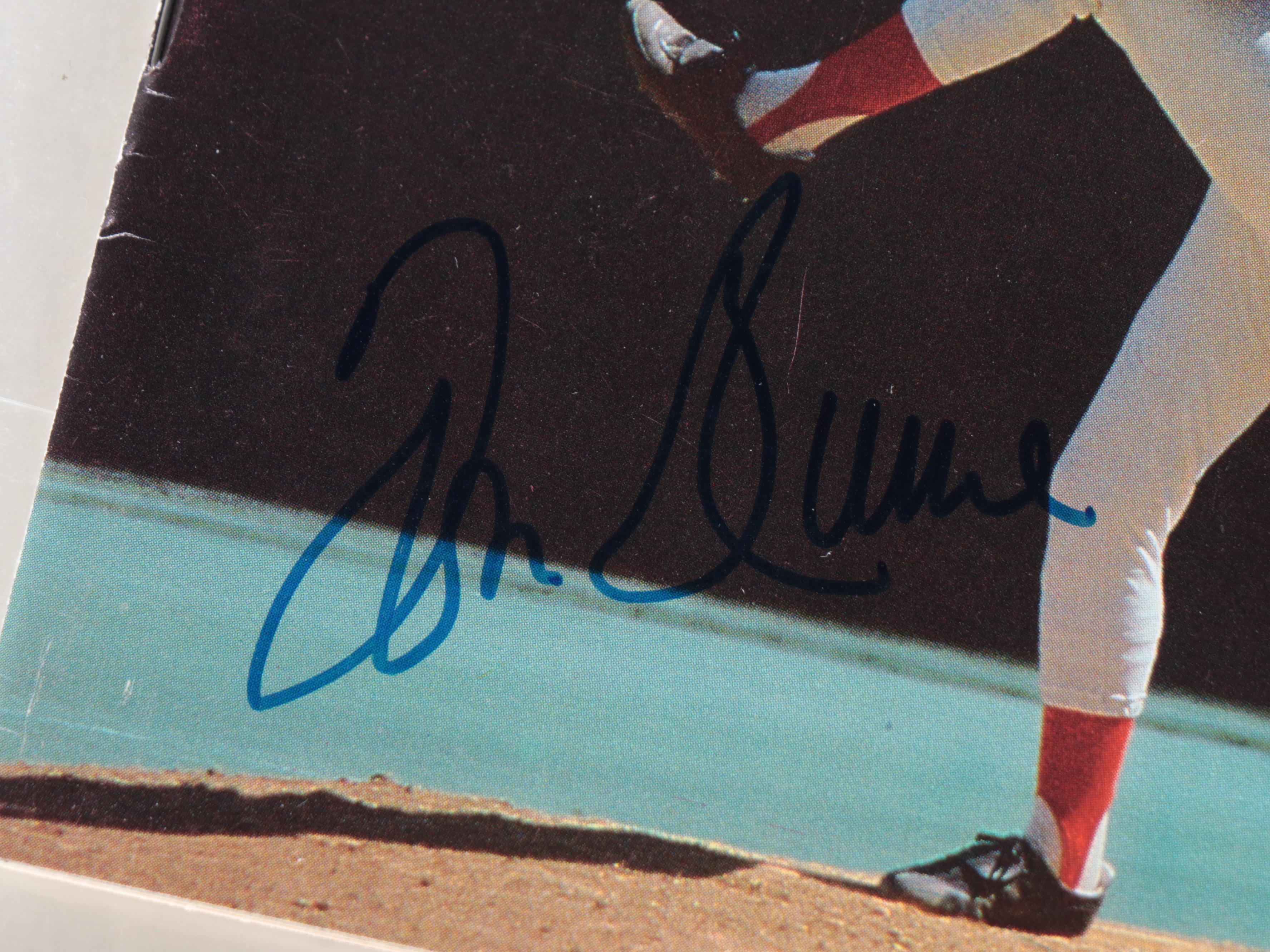 1976 and 1975 Cincinnati Reds Championship Pennants with Scorecards and More