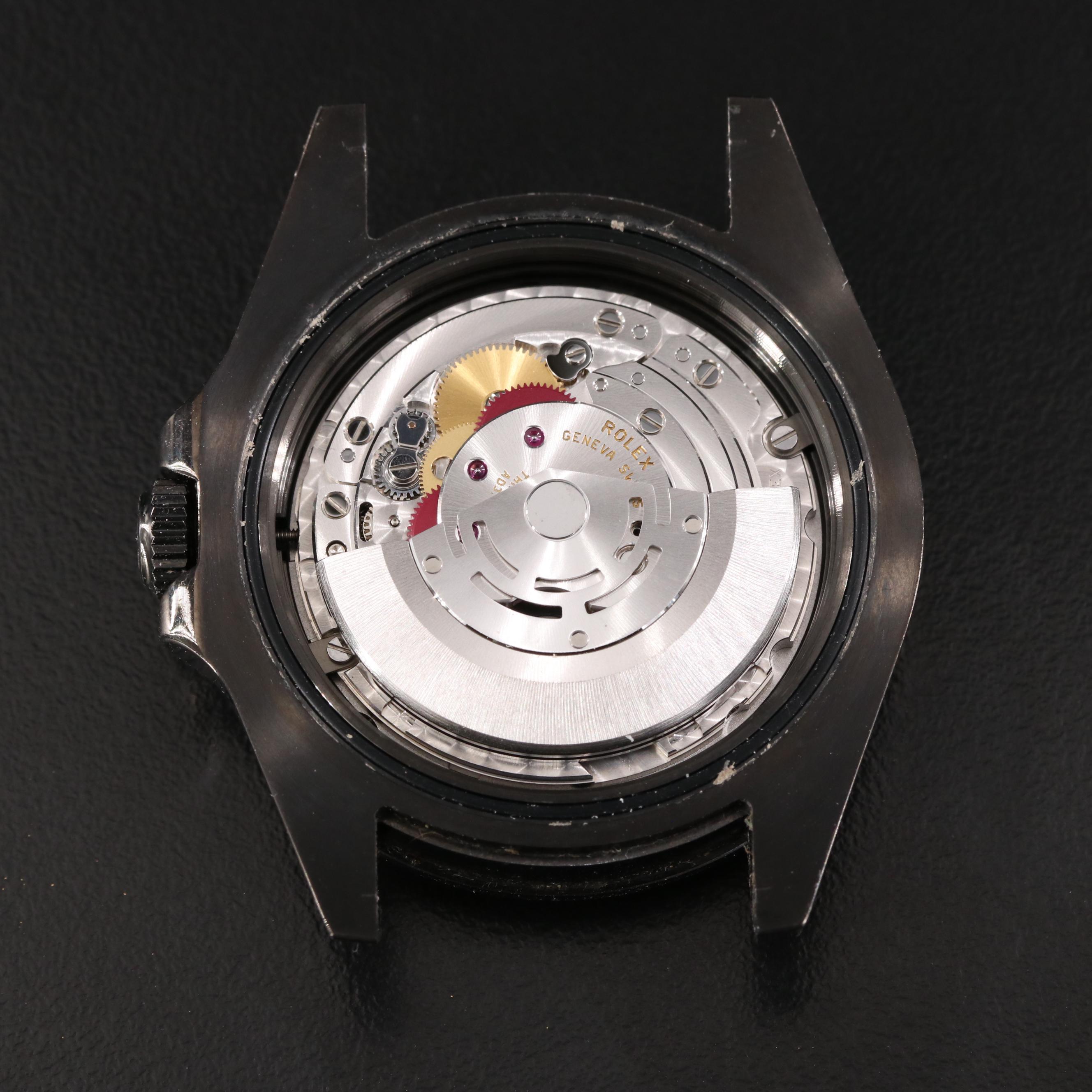 Rolex Explorer II Black Custom PVD/DLC Coated Stainless Steel Date Watch