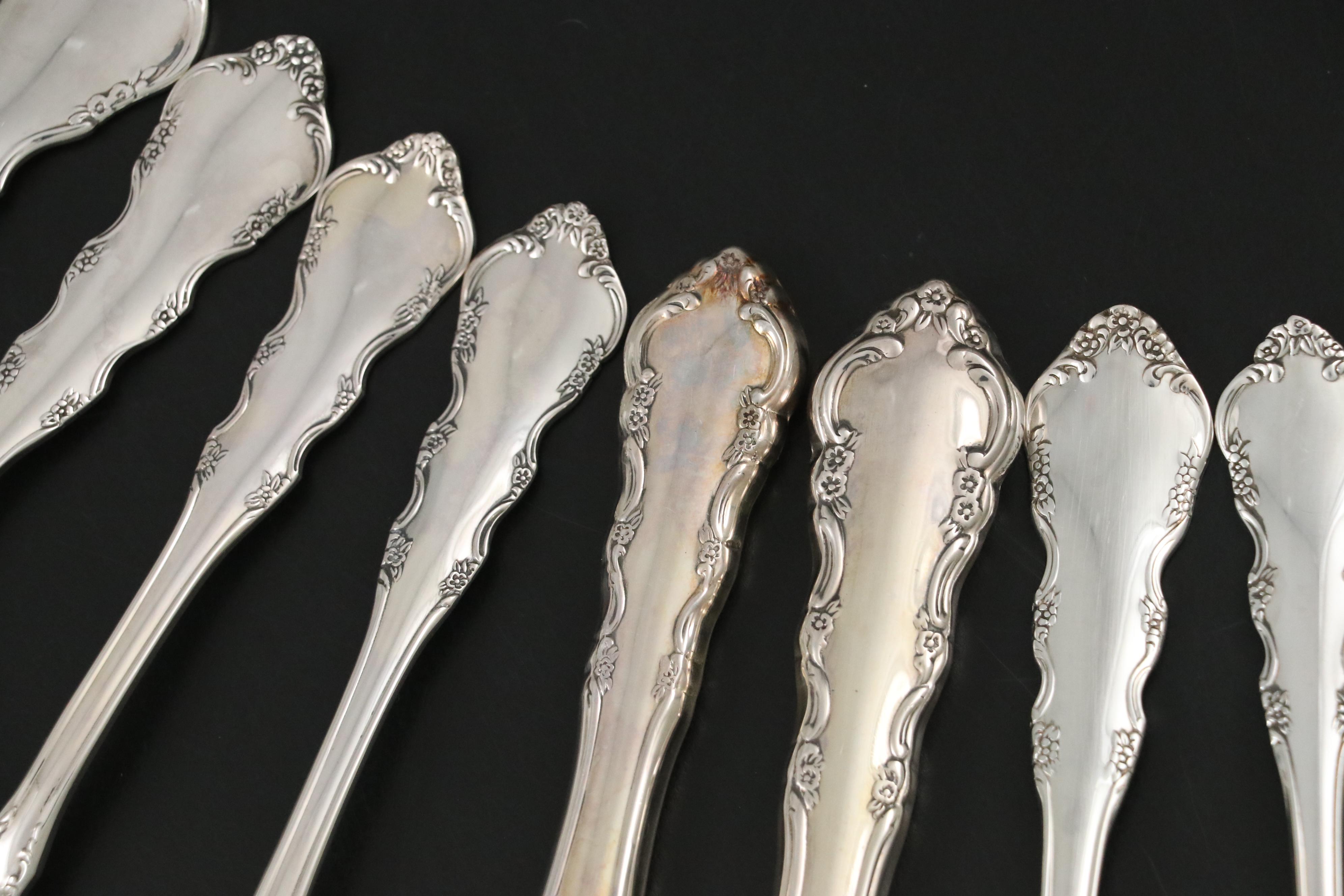 Reed & Barton "Dresden Rose" Silver Plate Flatware, 1953-2013