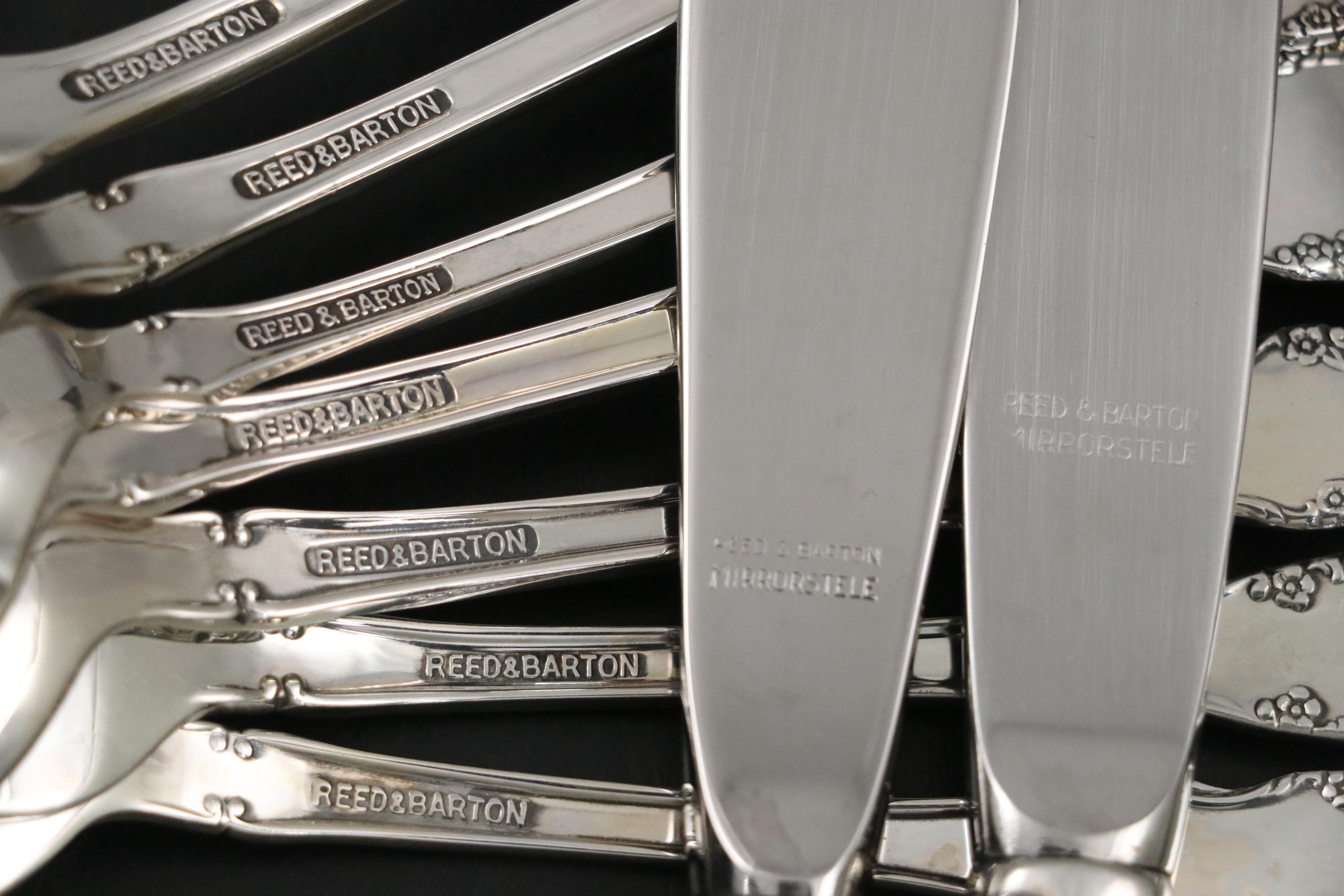 Reed & Barton "Dresden Rose" Silver Plate Flatware, 1953-2013