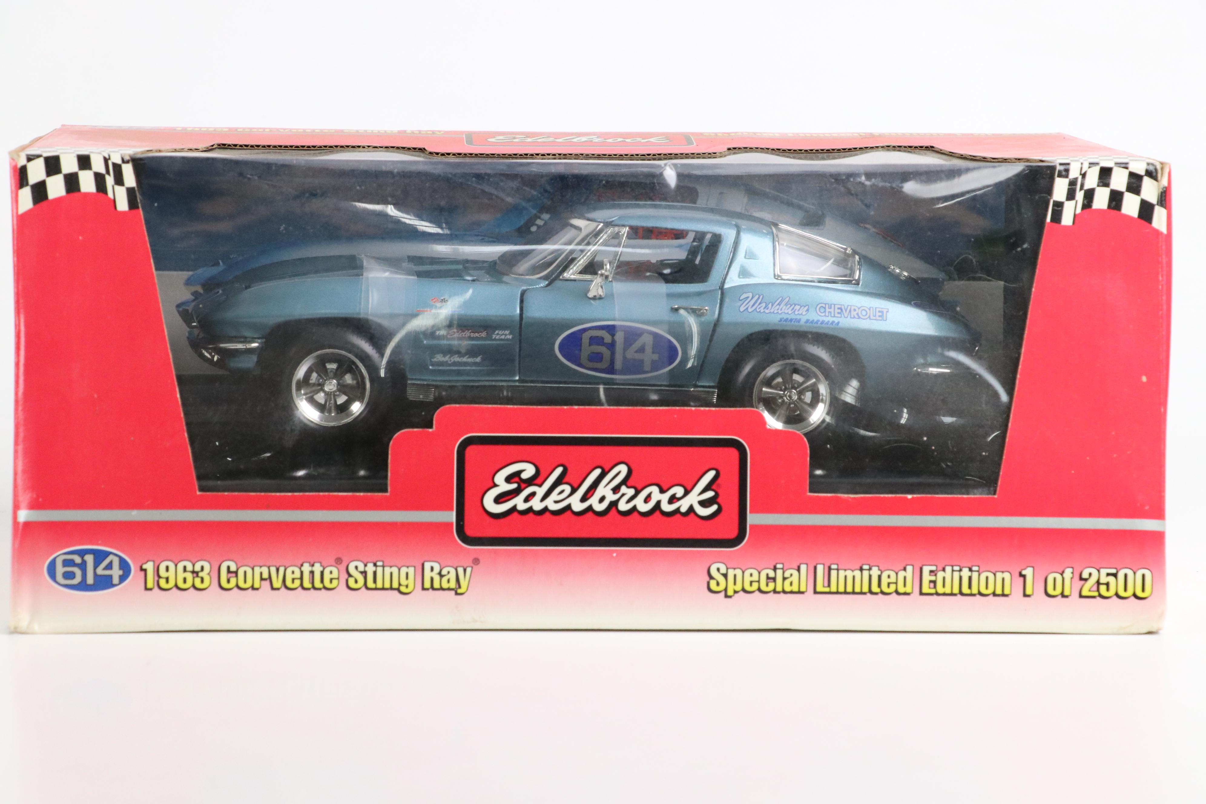Edelbrock Limited Edition Diecast 1963 Corvette Sting Ray with More