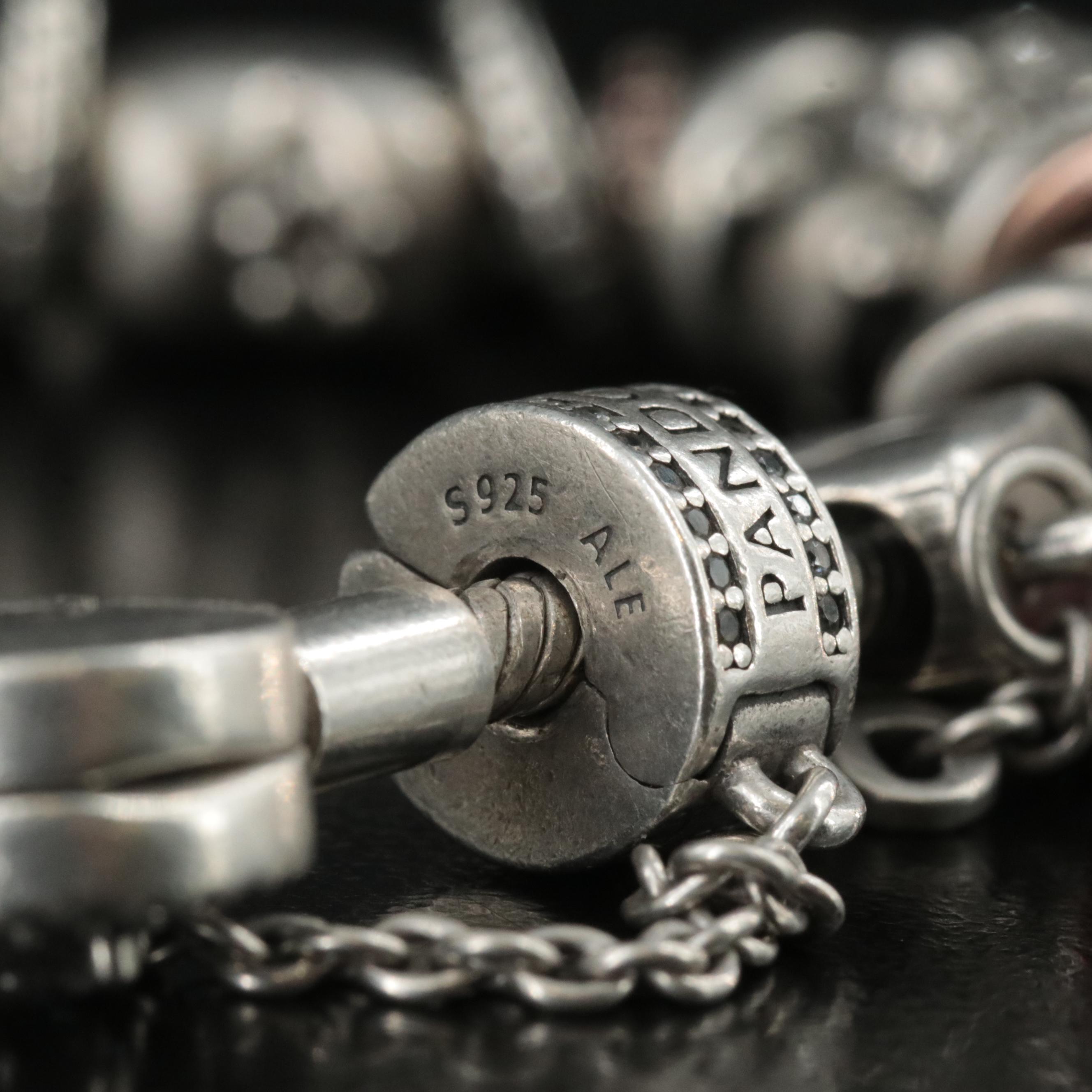 Pandora Sterling Charm Bracelet Featuring "Marvel x Pandora" Spider-Man and Thor